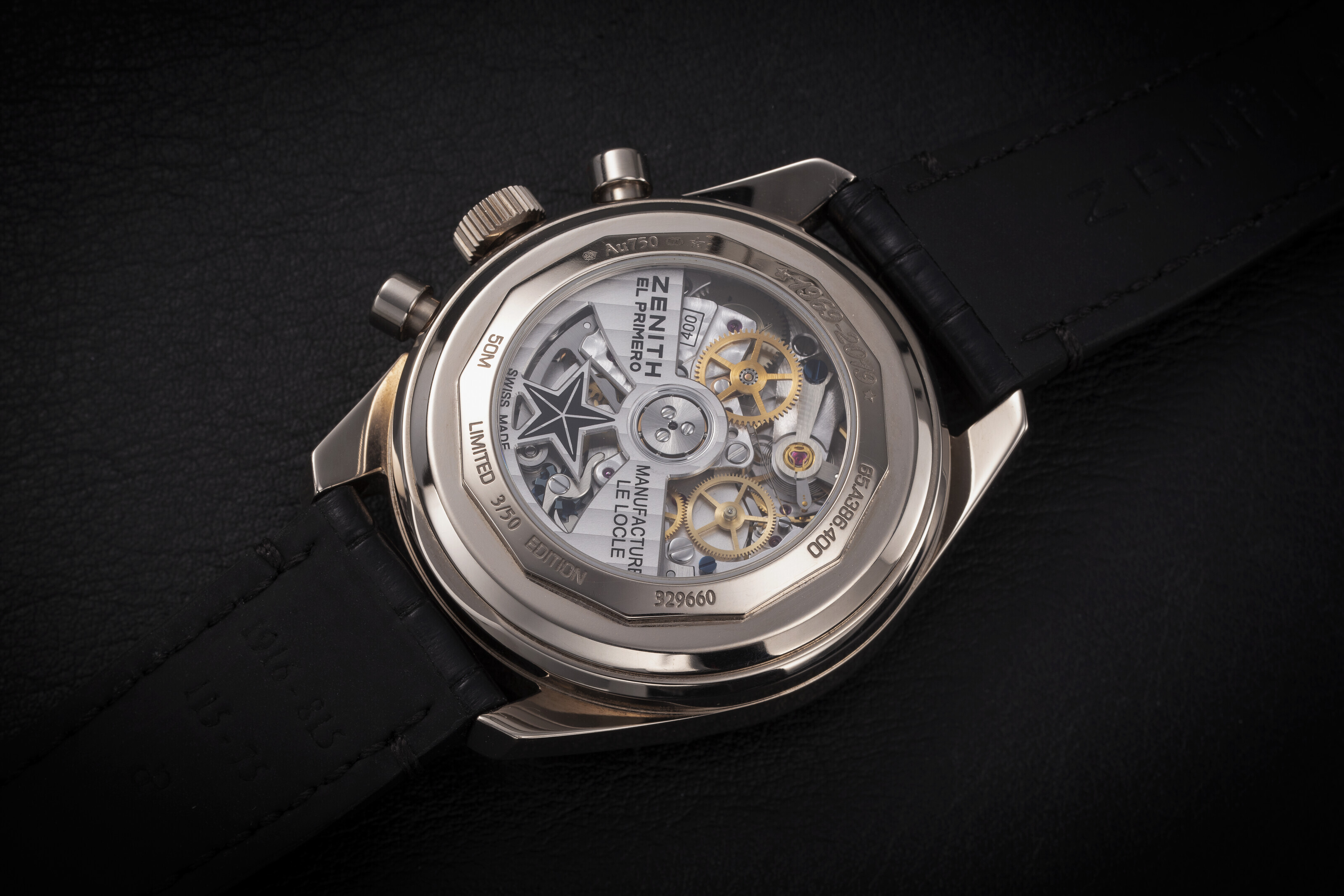 ZENITH, EL PRIMERO A386 REVIVAL, A GOLD LIMITED EDITION