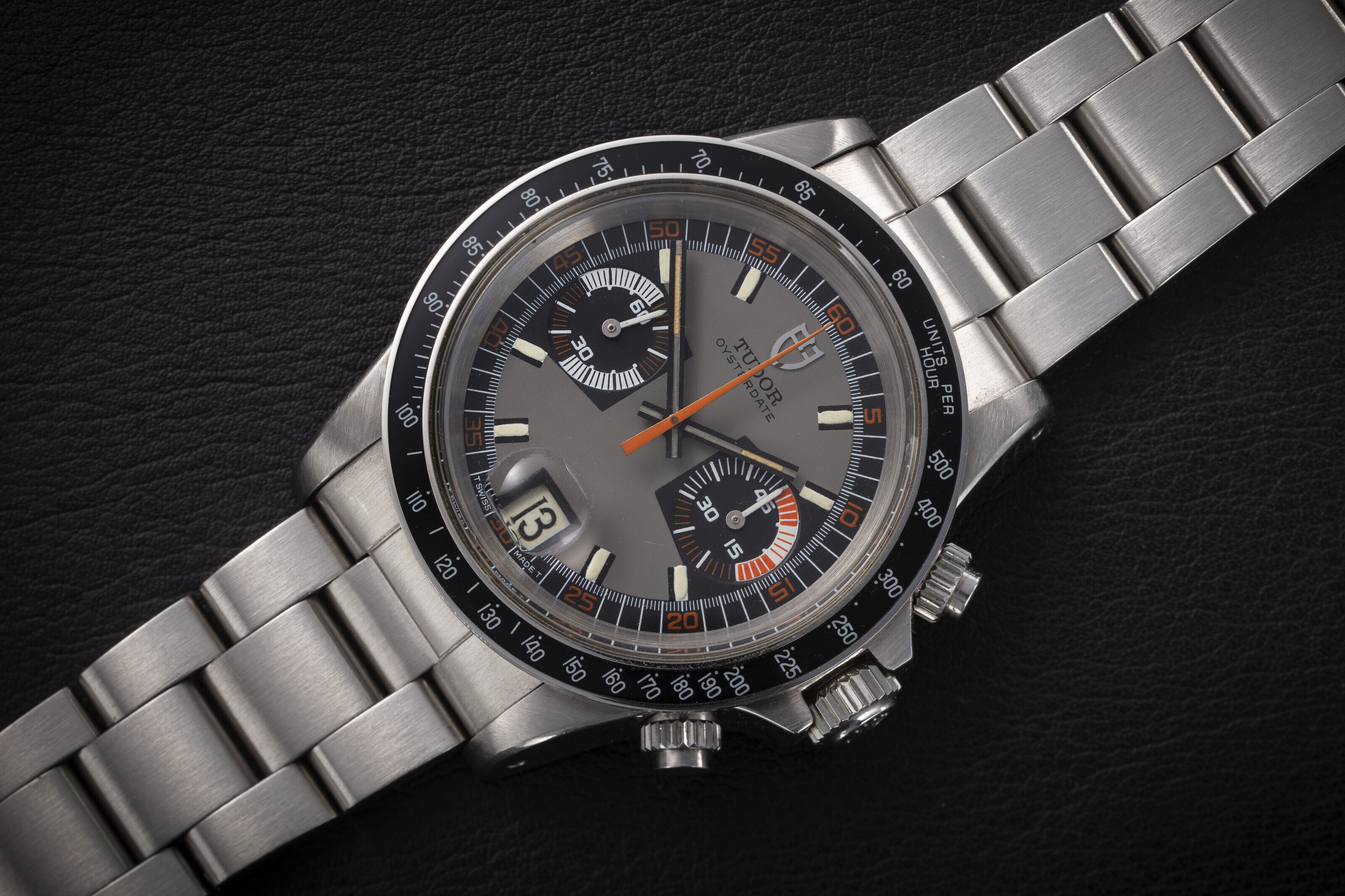TUDOR, OYSTERDATE MONTE CARLO 7169, A STEEL CHRONOGRAPH