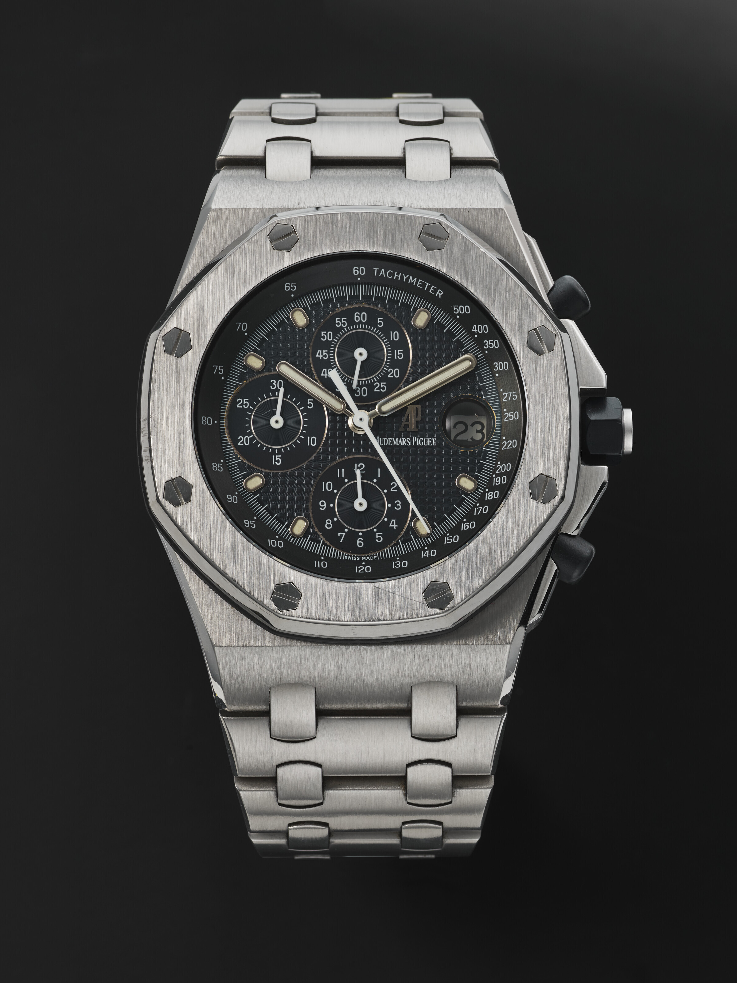 AUDEMARS PIGUET, STEEL FIRST SERIES 'ROYAL OAK OFFSHORE' NICKNAMED