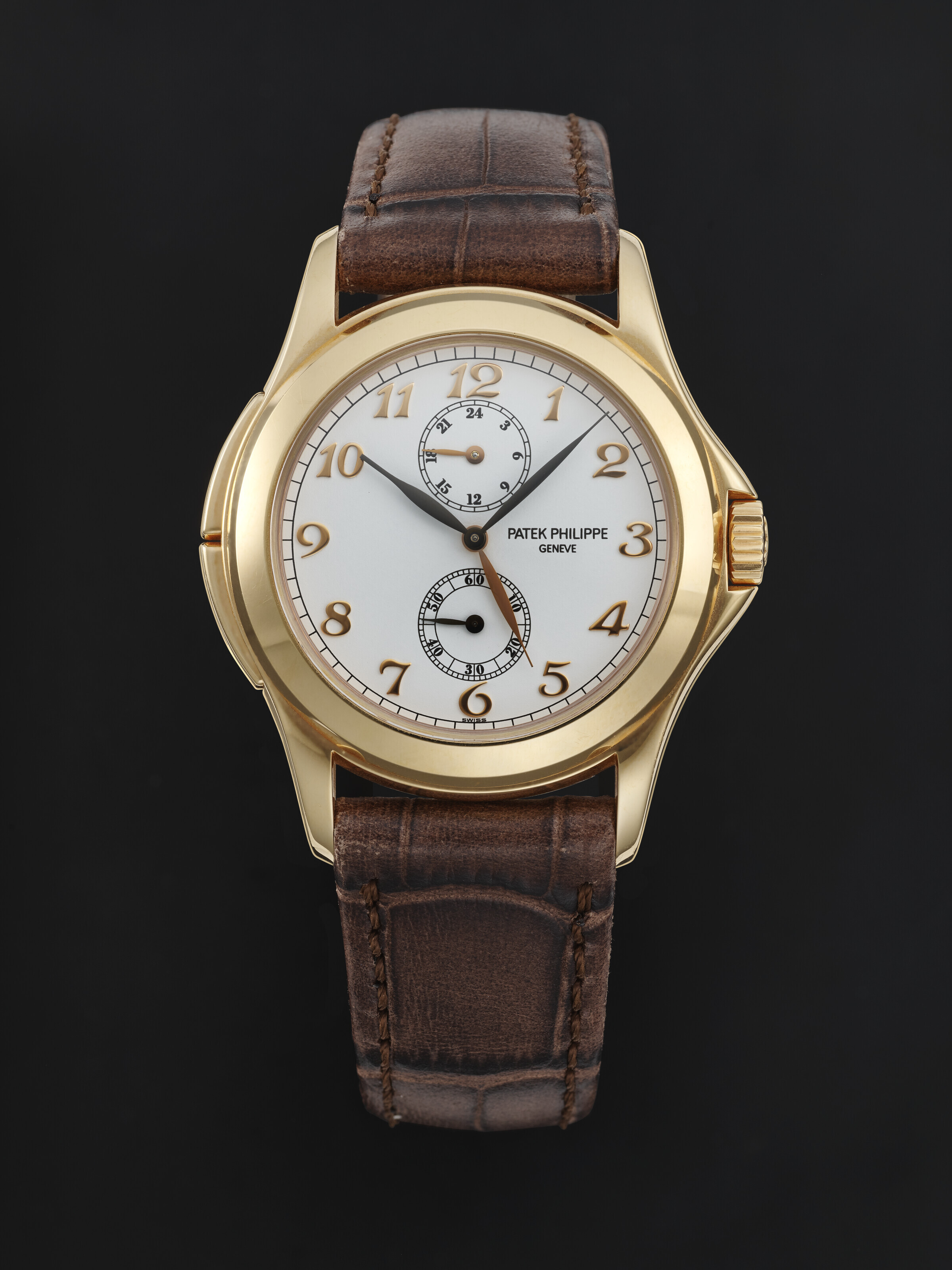 PATEK PHILIPPE PINK GOLD TRAVEL TIME 5134R Christie s