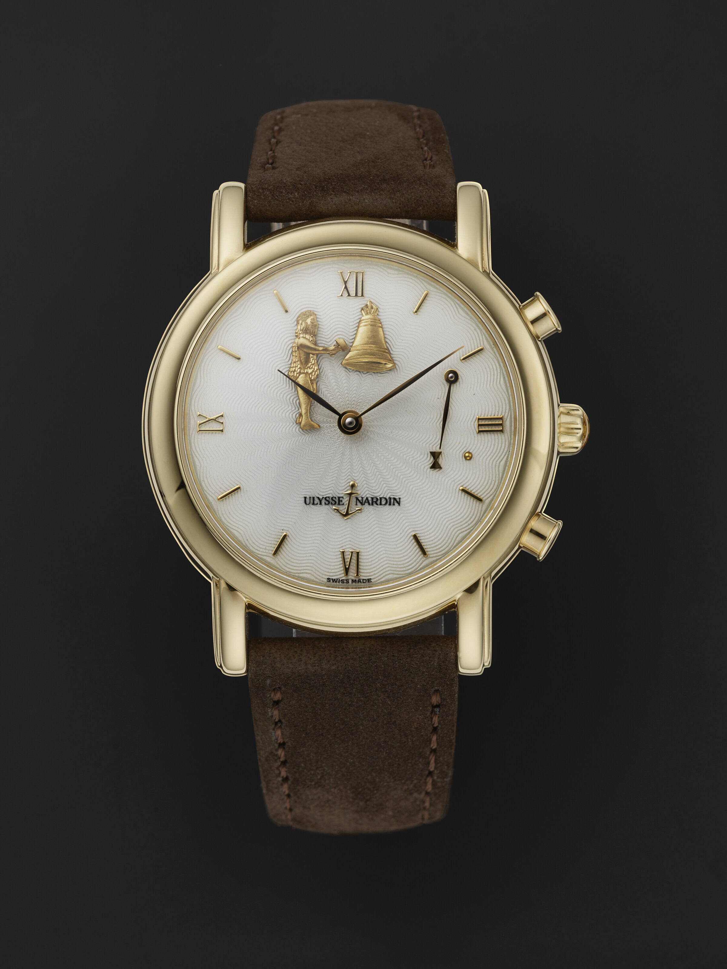 ULYSSE NARDIN, YELLOW GOLD 'SAN MARCO' HOUR STRIKING AND REPEATING ...