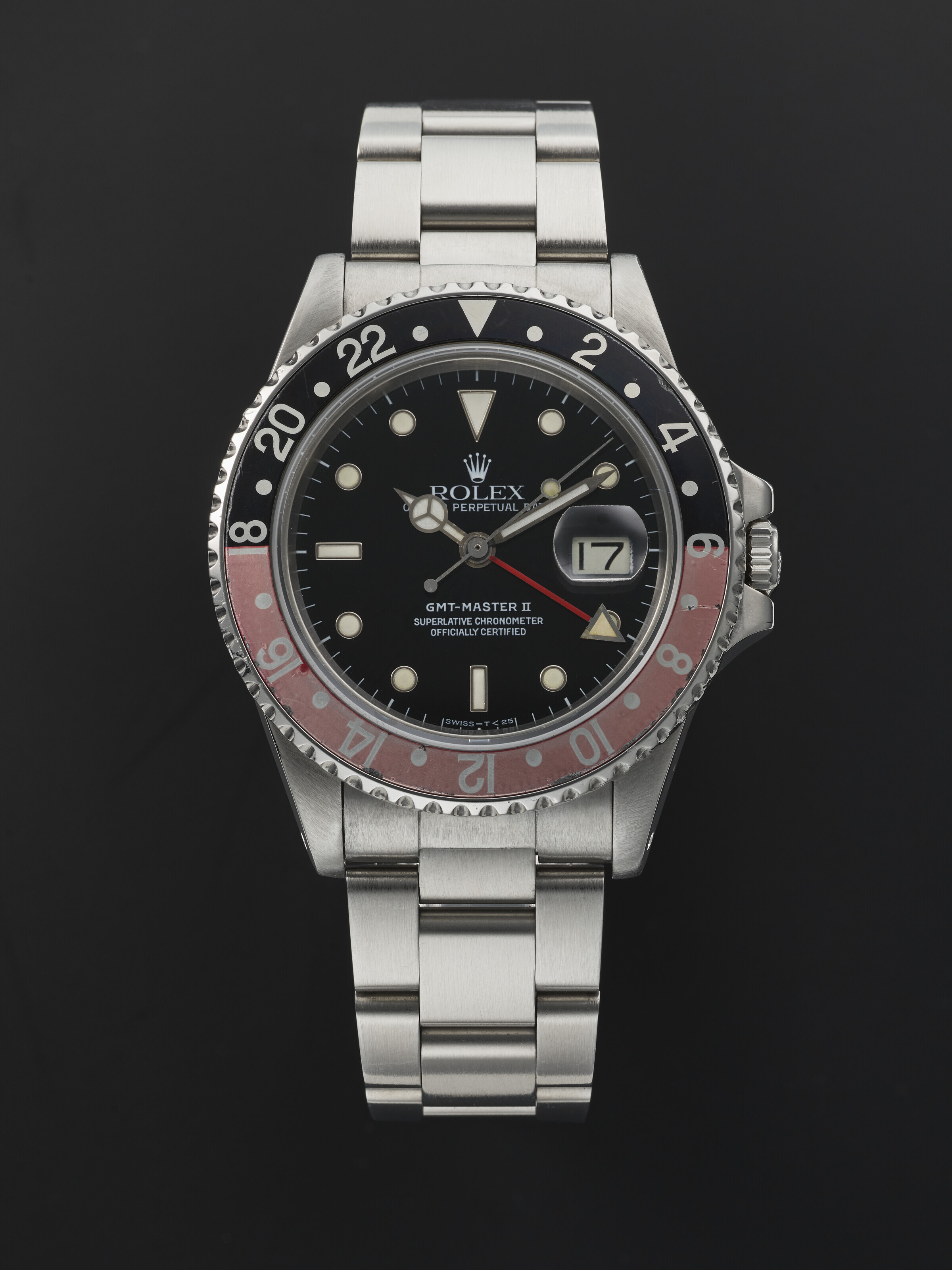 ROLEX, STEEL 'GMT-MASTER II' NICKNAMED 'SOPHIA LOREN', 16760