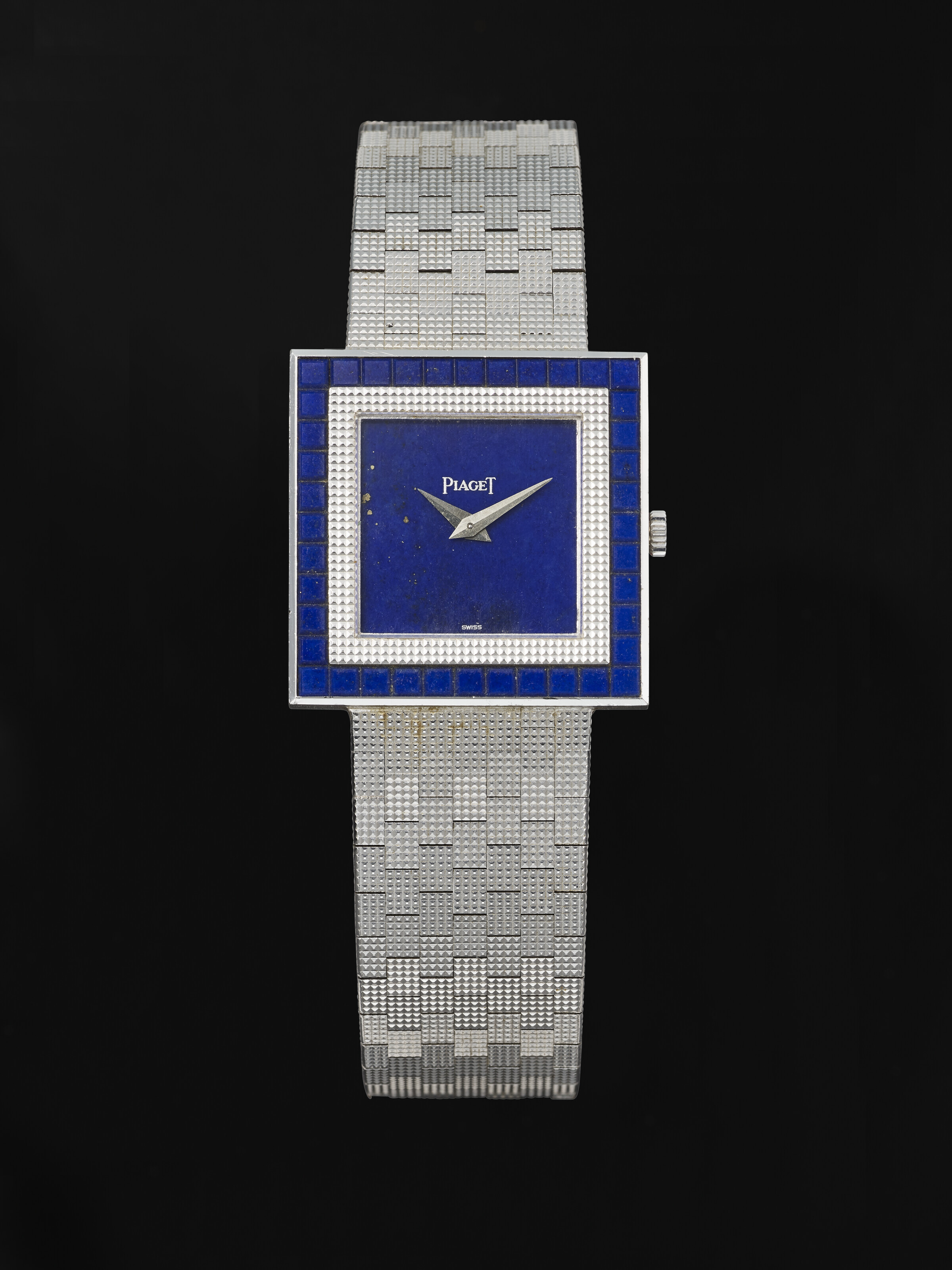 PIAGET, WHITE GOLD AND LAPIS LAZULI ULTRA-THIN, CALIBER 9P