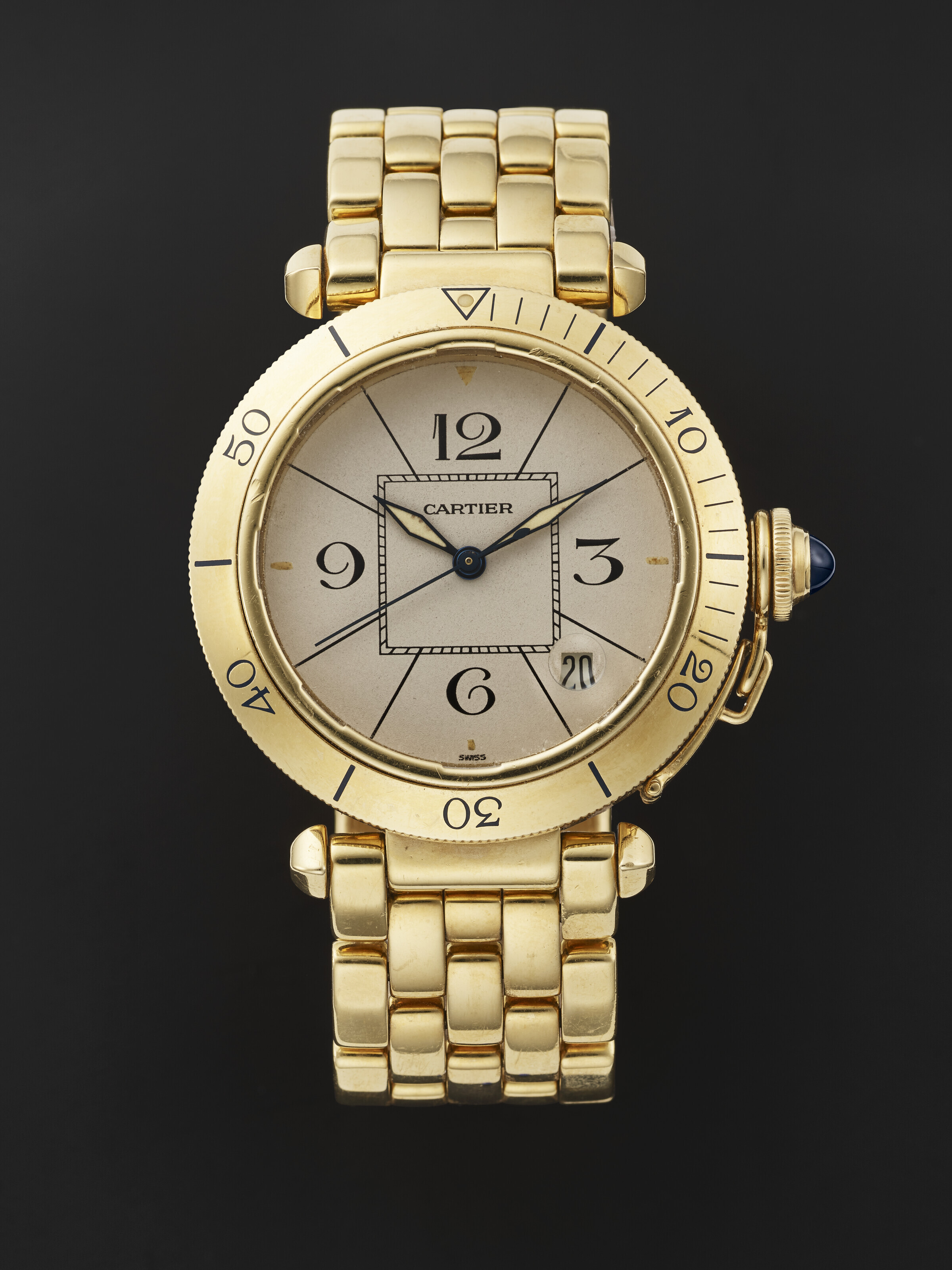 CARTIER, YELLOW GOLD 'PASHA DE CARTIER', REF. 820904, | Christie's