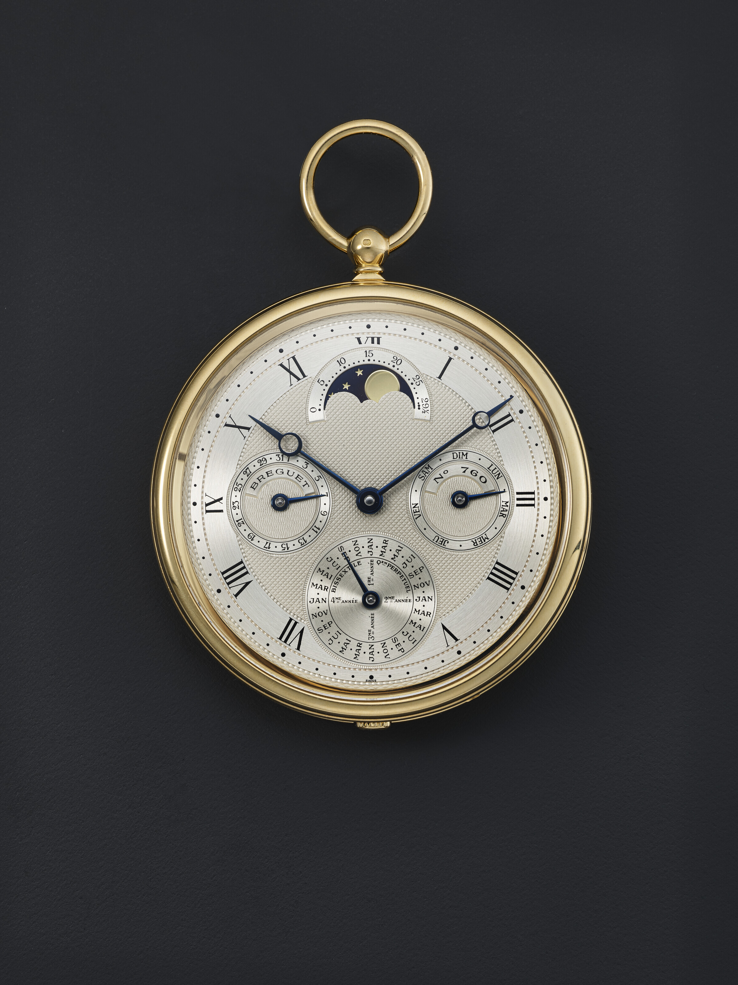 Perpetual calendar pocket watch shop