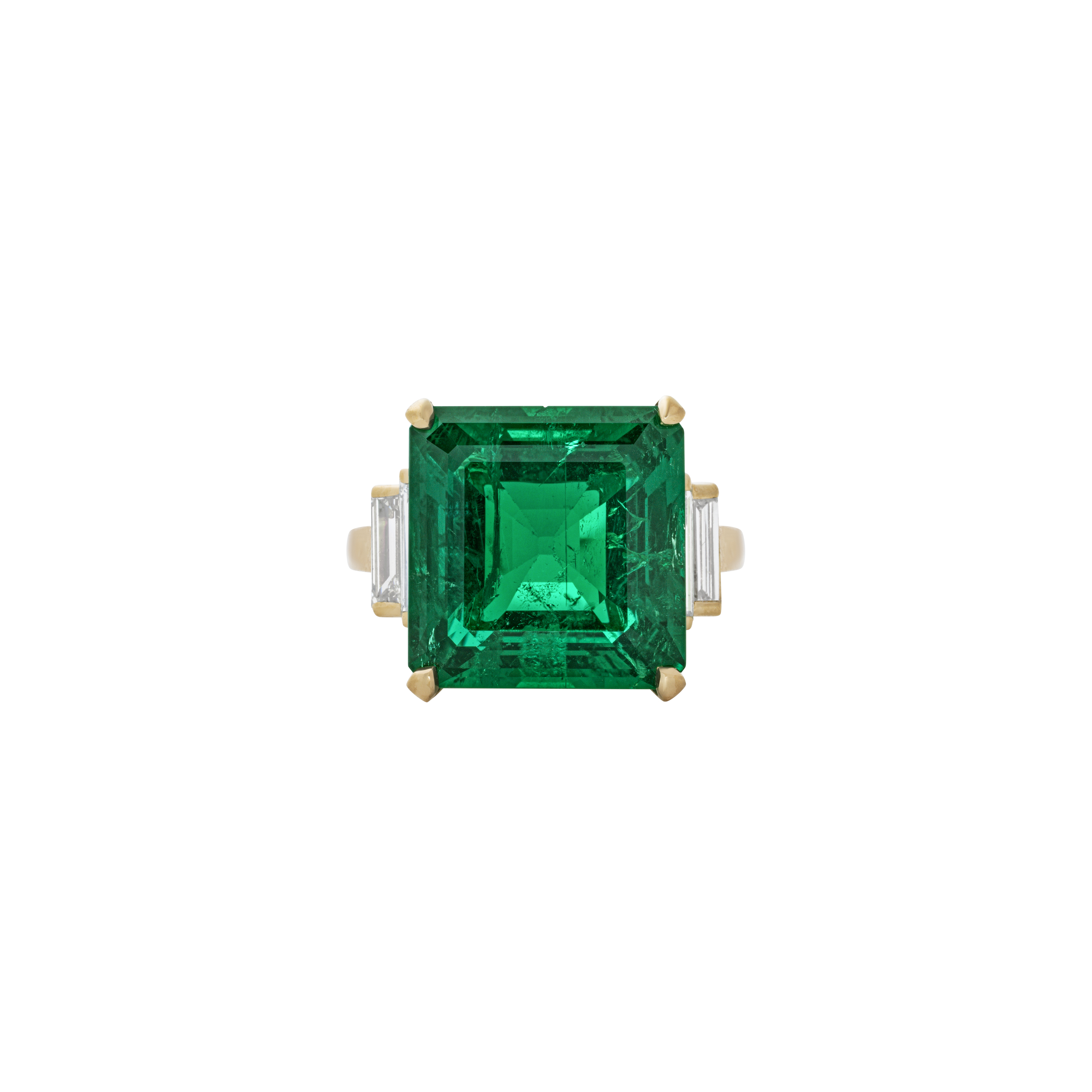EMERALD AND DIAMOND RING MOUNTED BY VAN CLEEF ARPELS Christie s