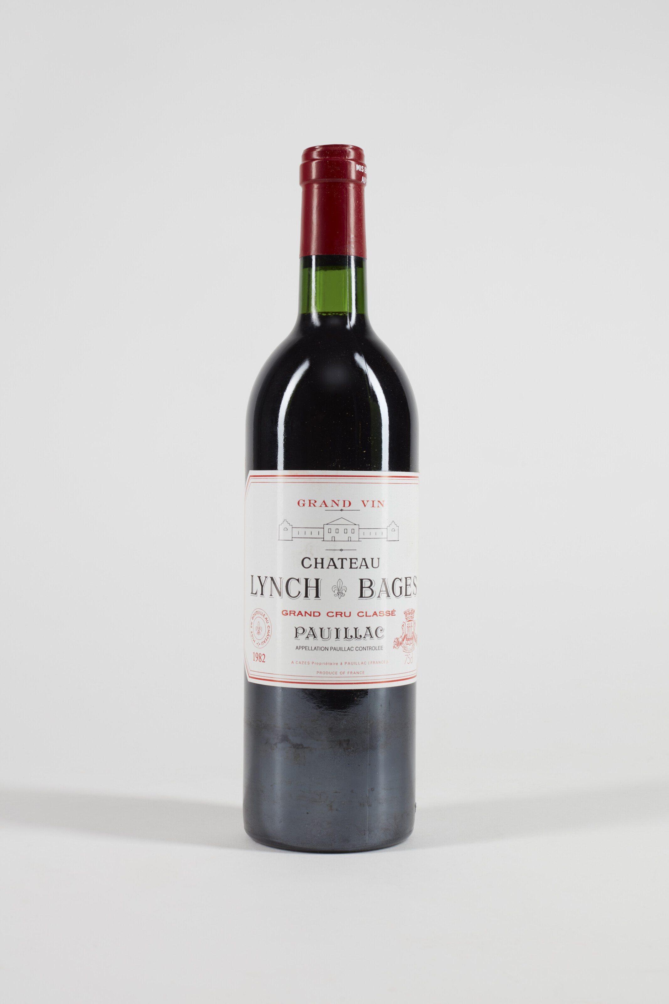 Château Lynch-Bages 1982, Pauillac, 5ème cru classéIn original wooden ...