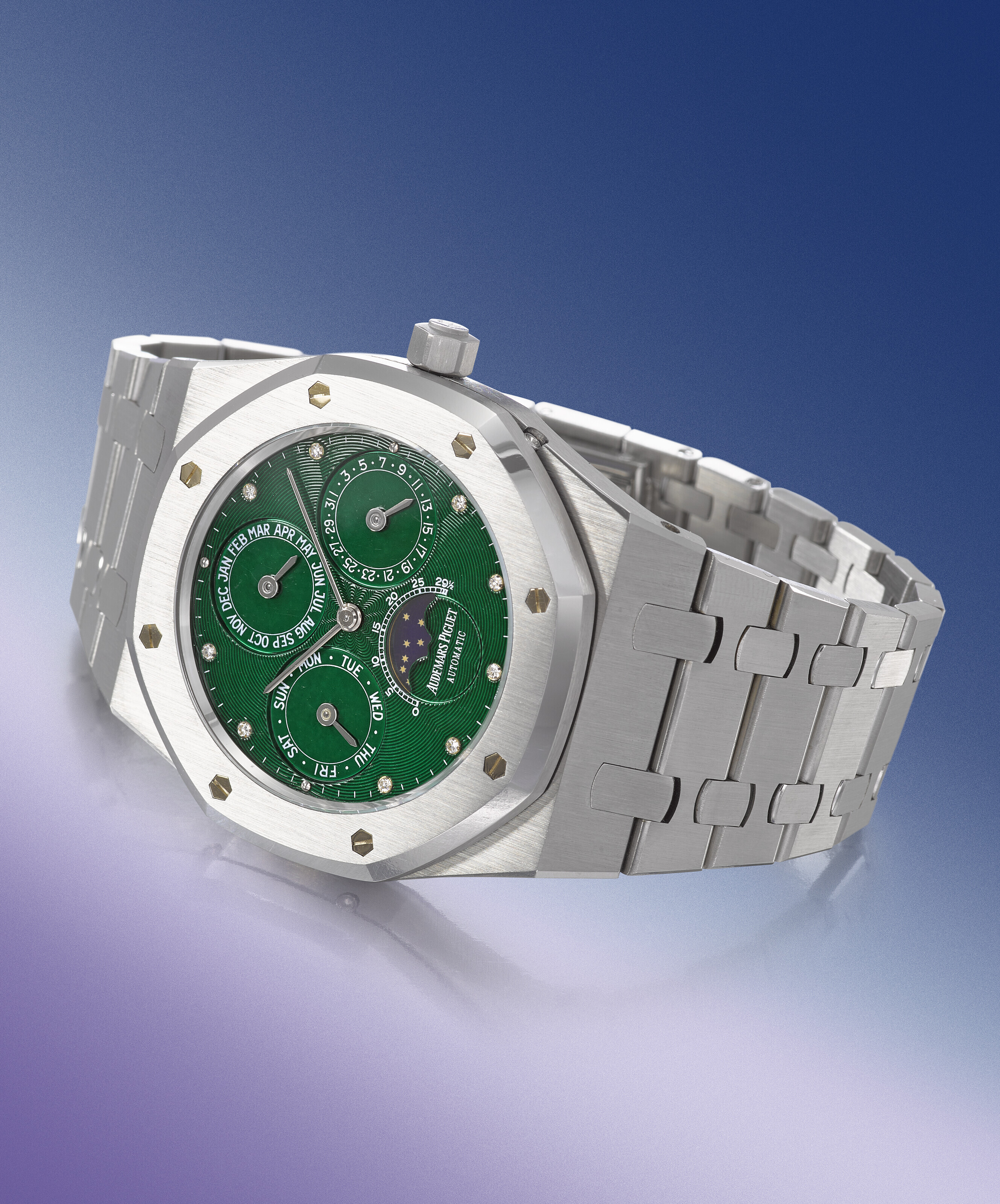 Audemars piguet royal oak online perpetual calendar green dial