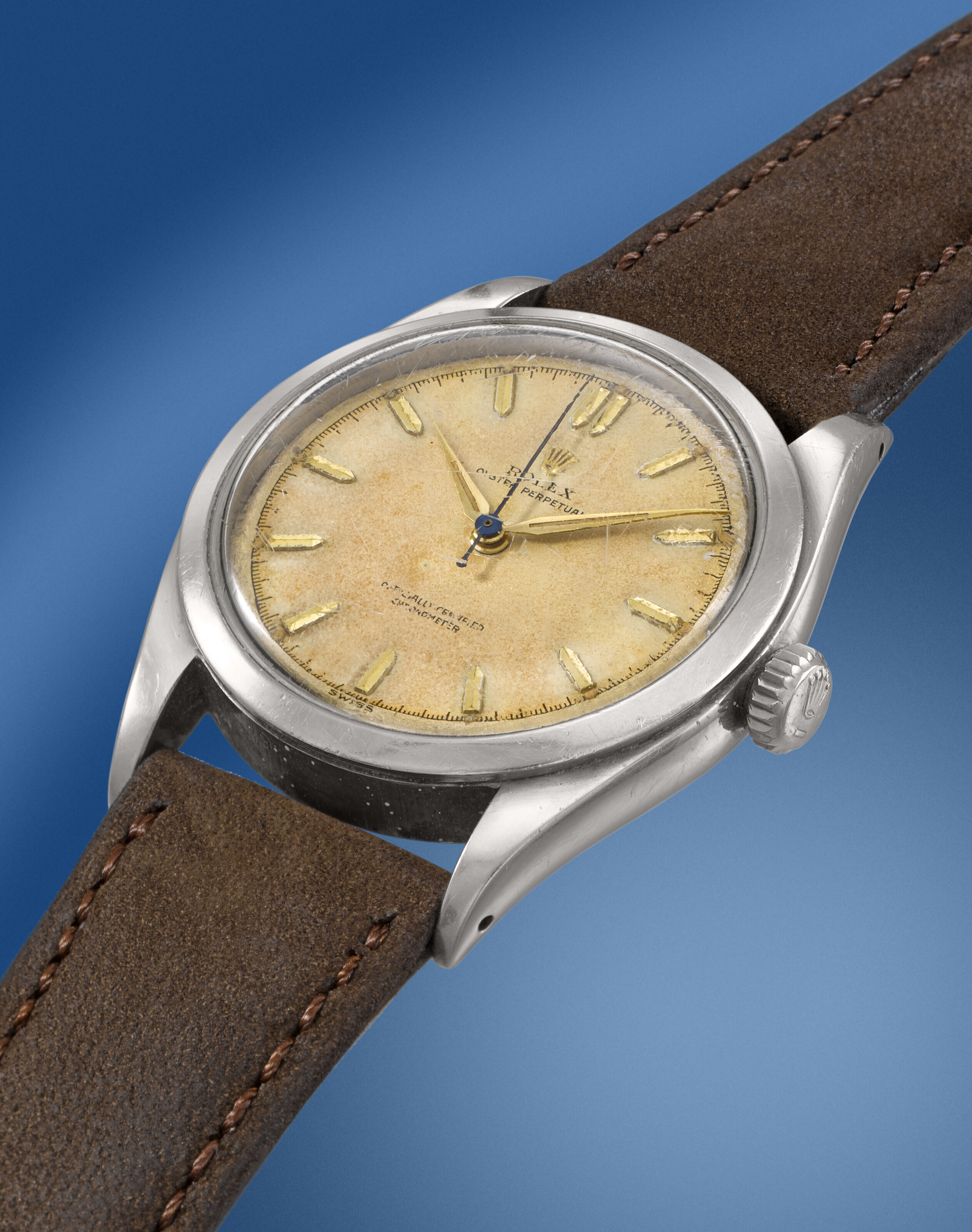 ROLEX. A HISTORIC AND HIGHLY IMPORTANT EXPEDITION WORN STAINLESS
