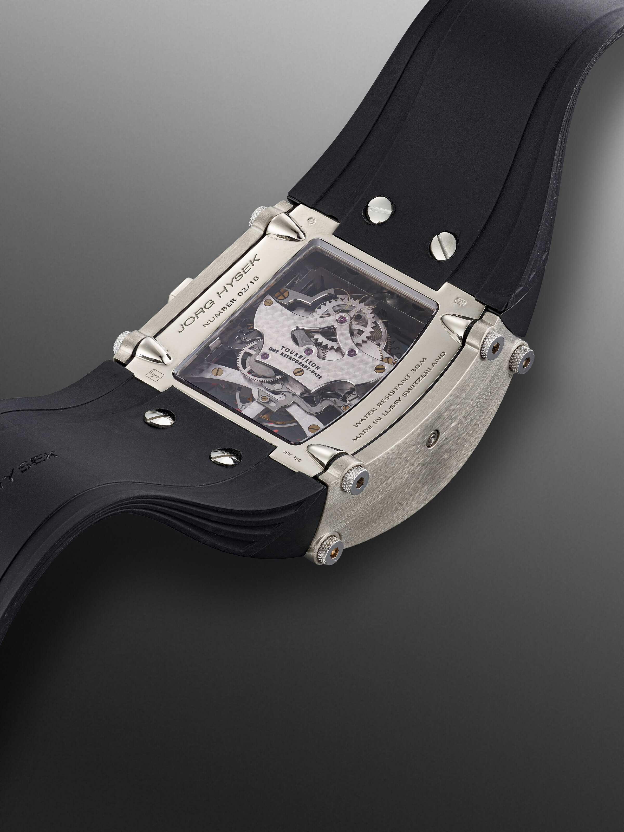 V-KING JORG HYSEK 金属バンド 未使用品 JORG HYSEK V KING SWISS AUTOMATIC 2 X BRACELETS 46MM x 37MM