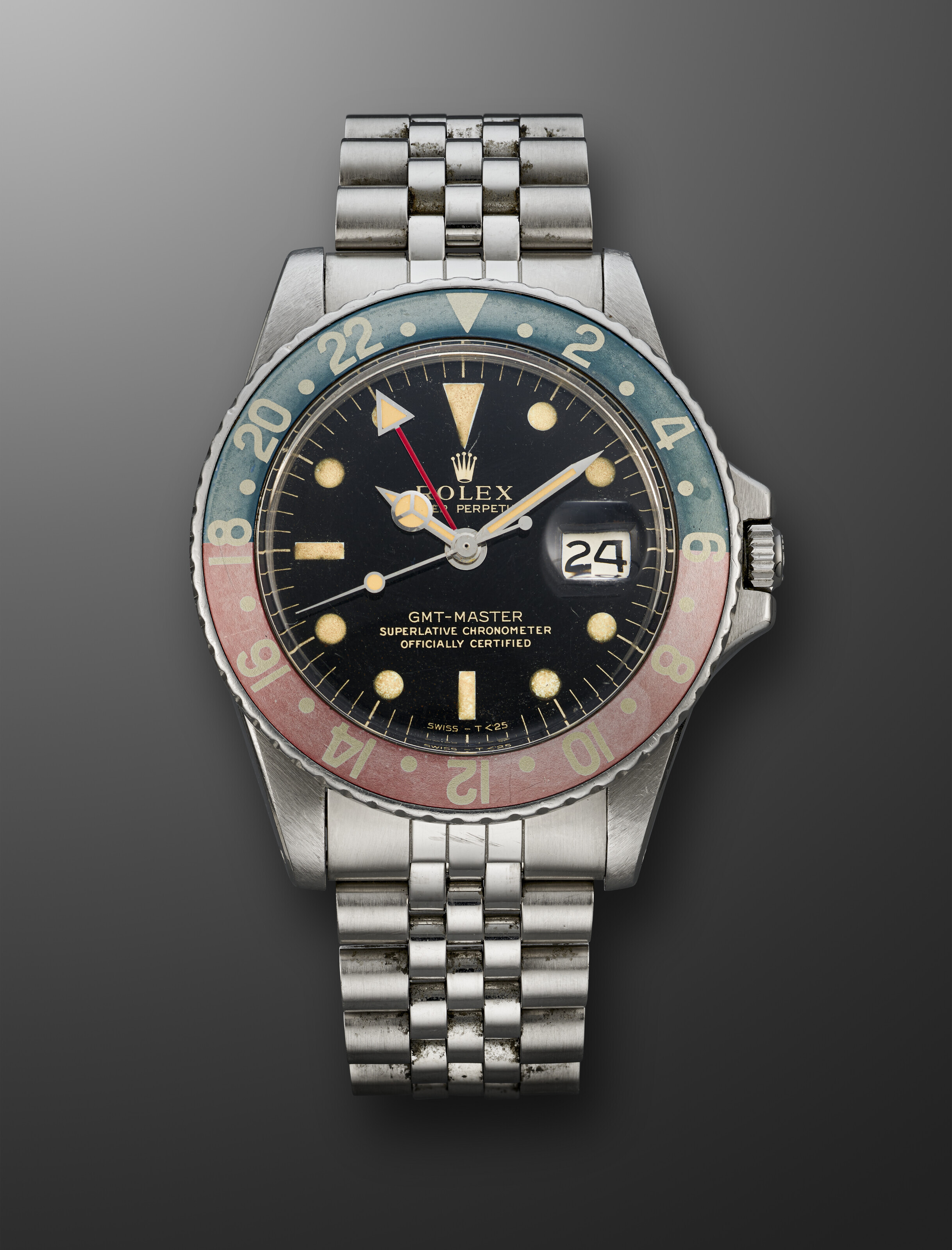 Rolex ROLEX, STAINLESS STEEL DUAL TIME GMT-MASTER 'PEPSI', REF. 1675 · 1675