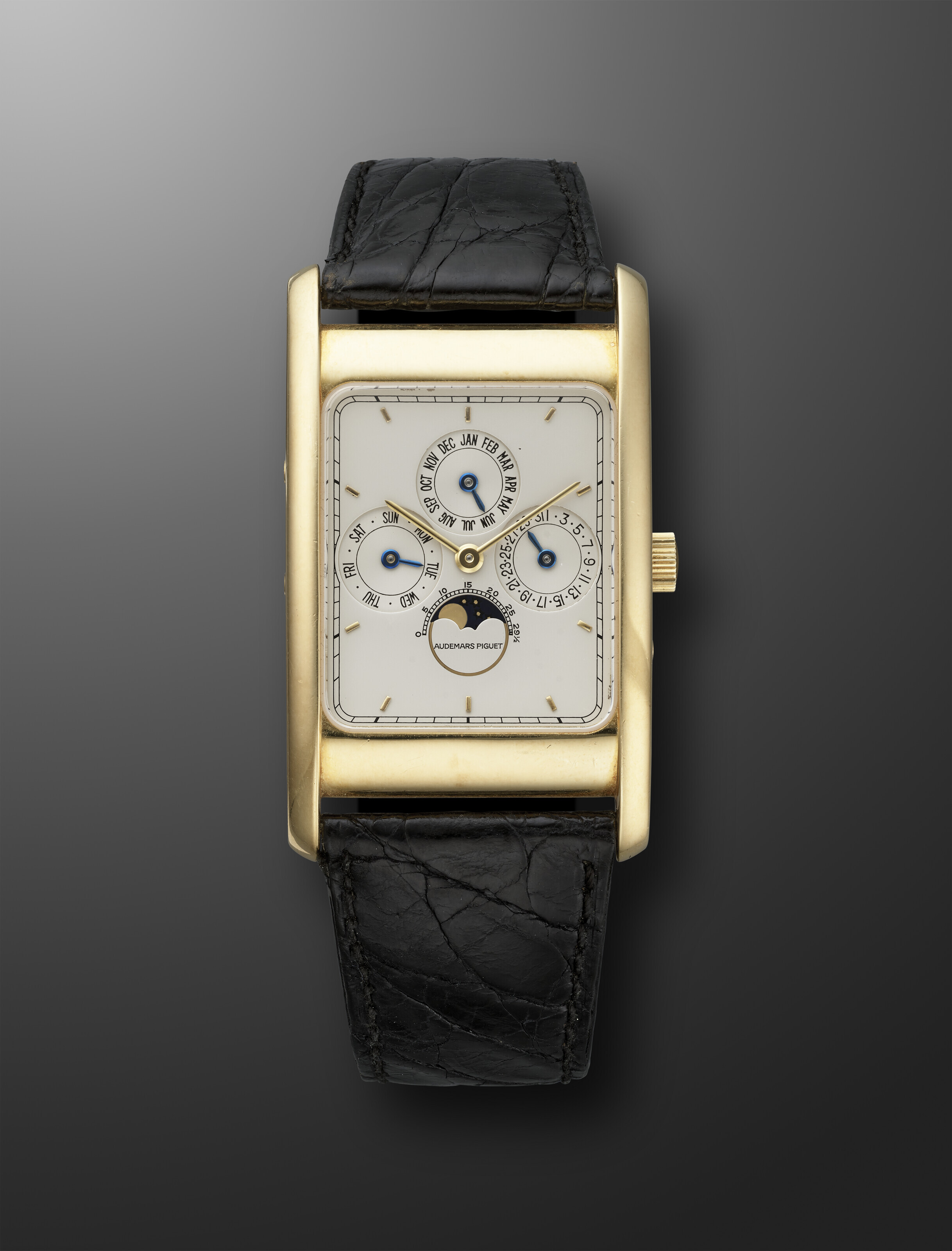 AUDEMARS PIGUET, YELLOW GOLD PERPETUAL CALENDAR 'EDWARD PIGUET