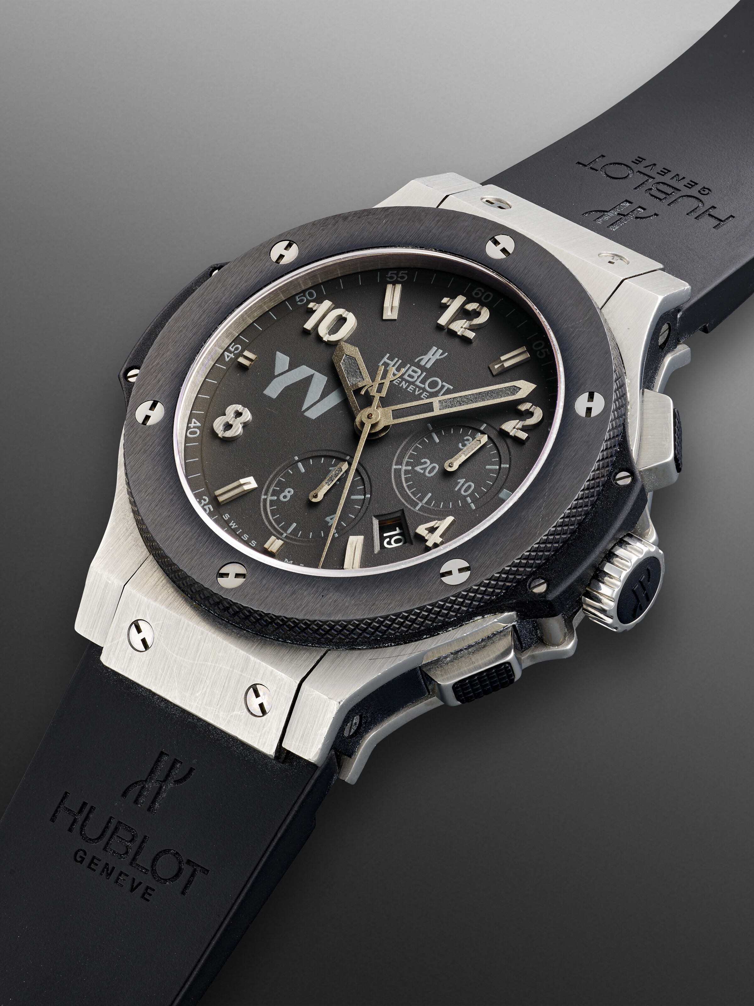 HUBLOT LIMITED EDITION STAINLESS STEEL CHRONOGRAPH BIG BANG