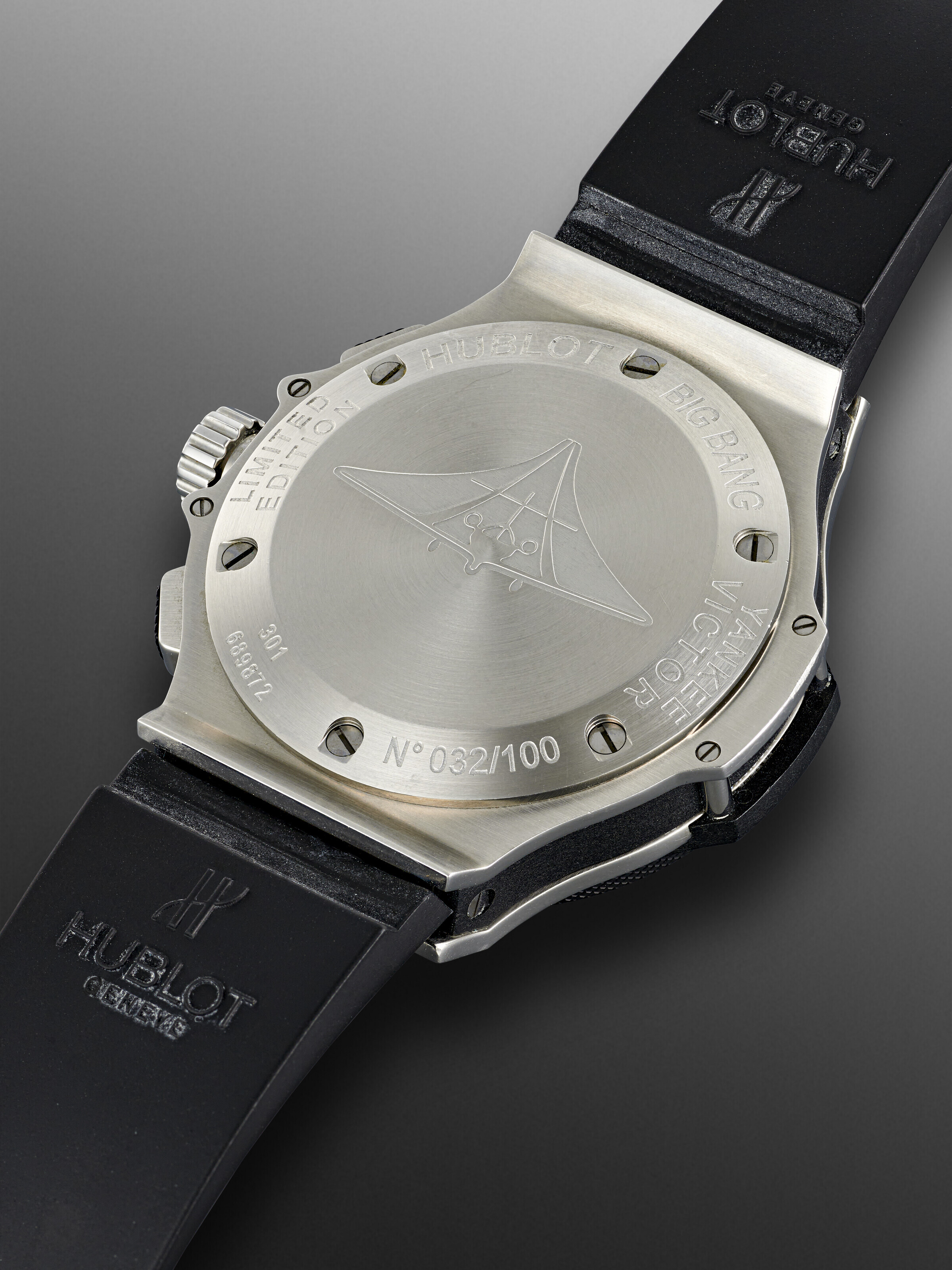HUBLOT LIMITED EDITION STAINLESS STEEL CHRONOGRAPH BIG BANG