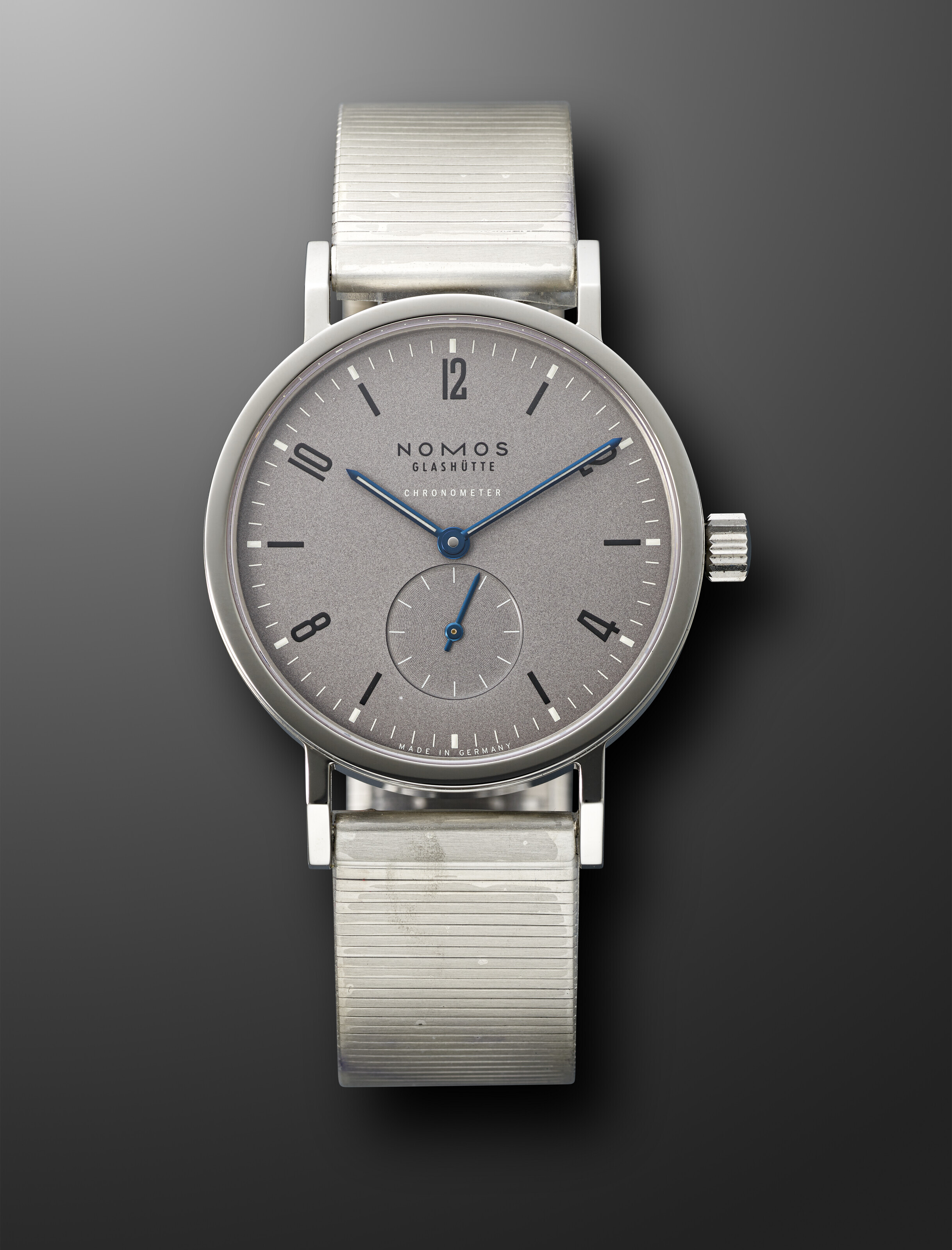 NOMOS, LIMITED EDITION FOR HODINKEE STAINLESS STEEL 'TANGENTE