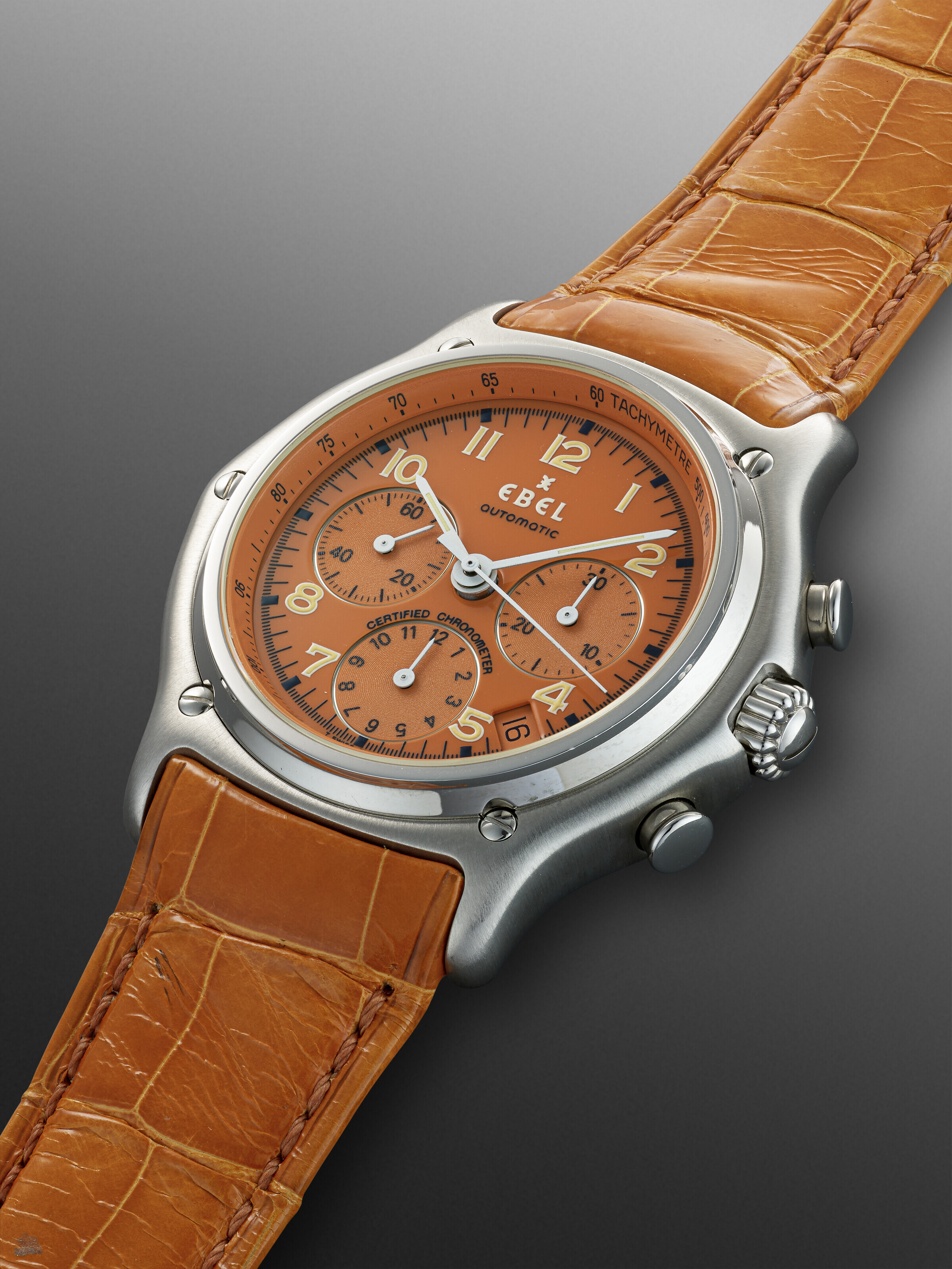 EBEL, STAINLESS STEEL CHRONOGRAPH 'LE MODULOR', REF