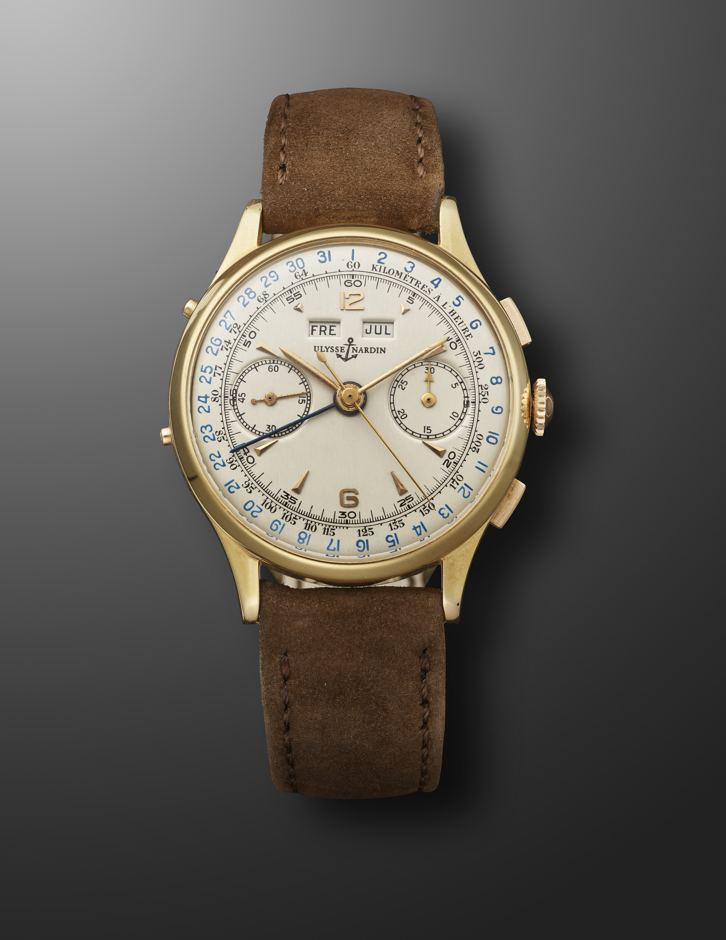 ULYSSE NARDIN, LIMITED EDITION PLATINUM PERPETUAL CALENDAR DUAL