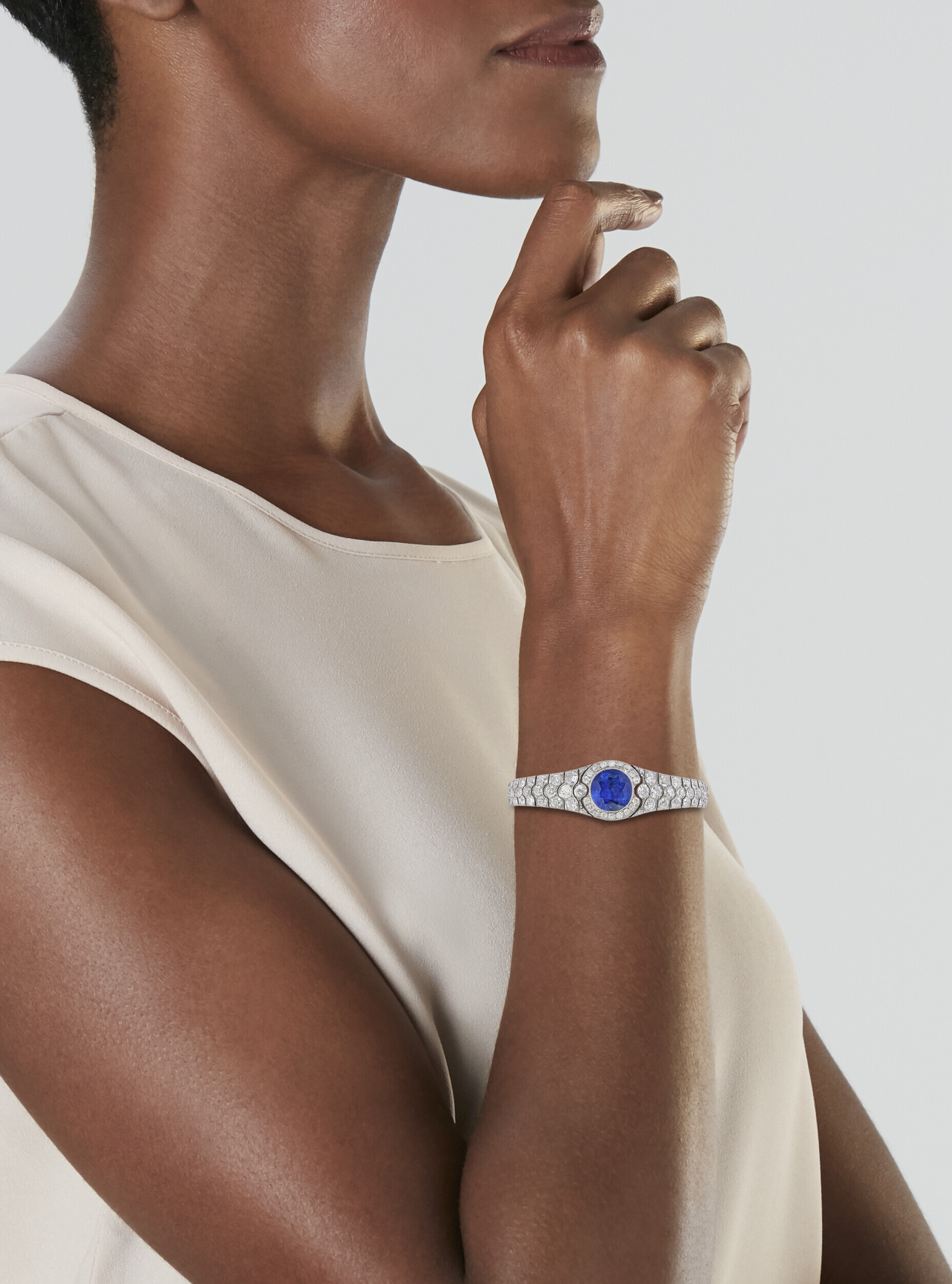 BELLE EPOQUE SAPPHIRE AND DIAMOND BRACELET, | Christie's