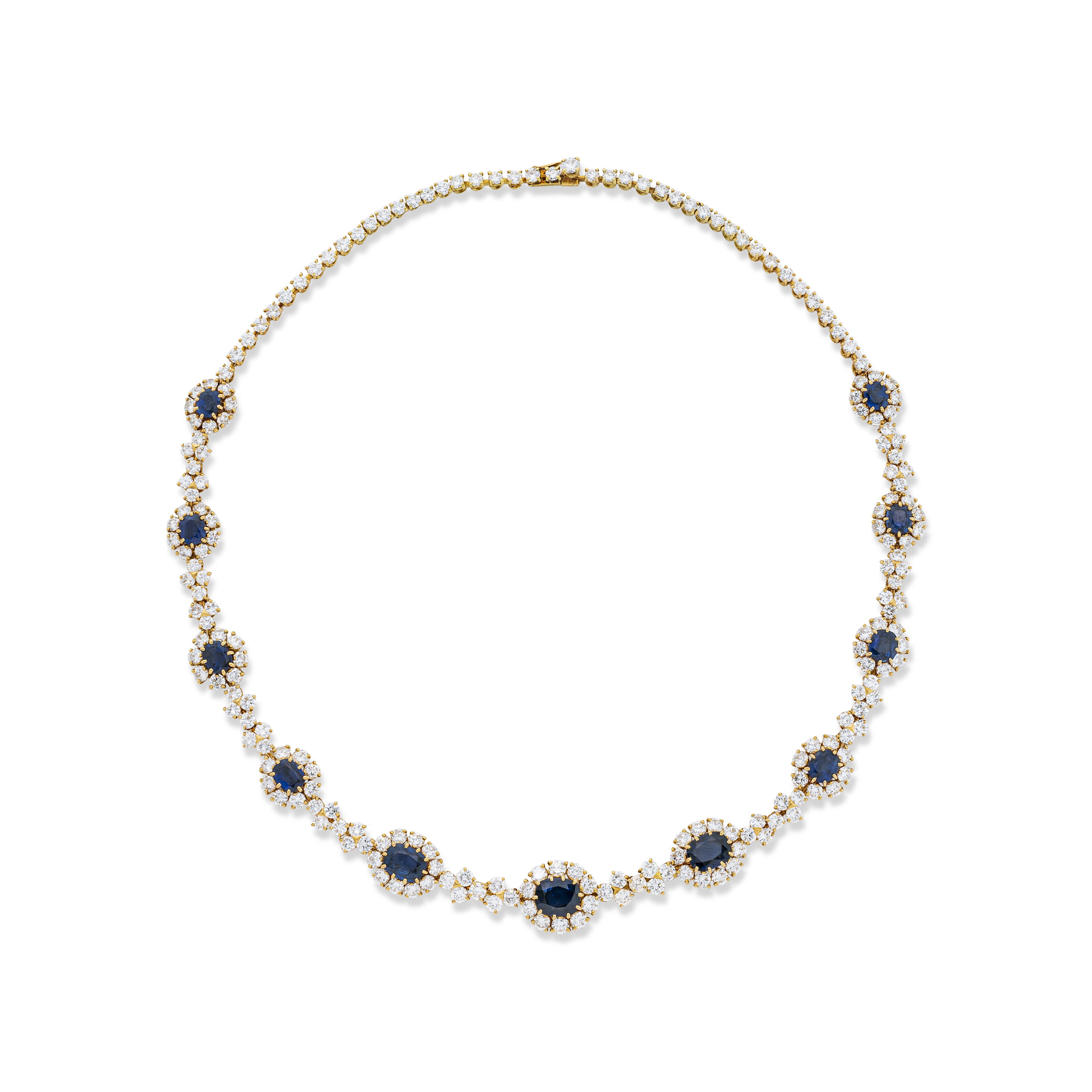 Cartier sapphire necklace clearance