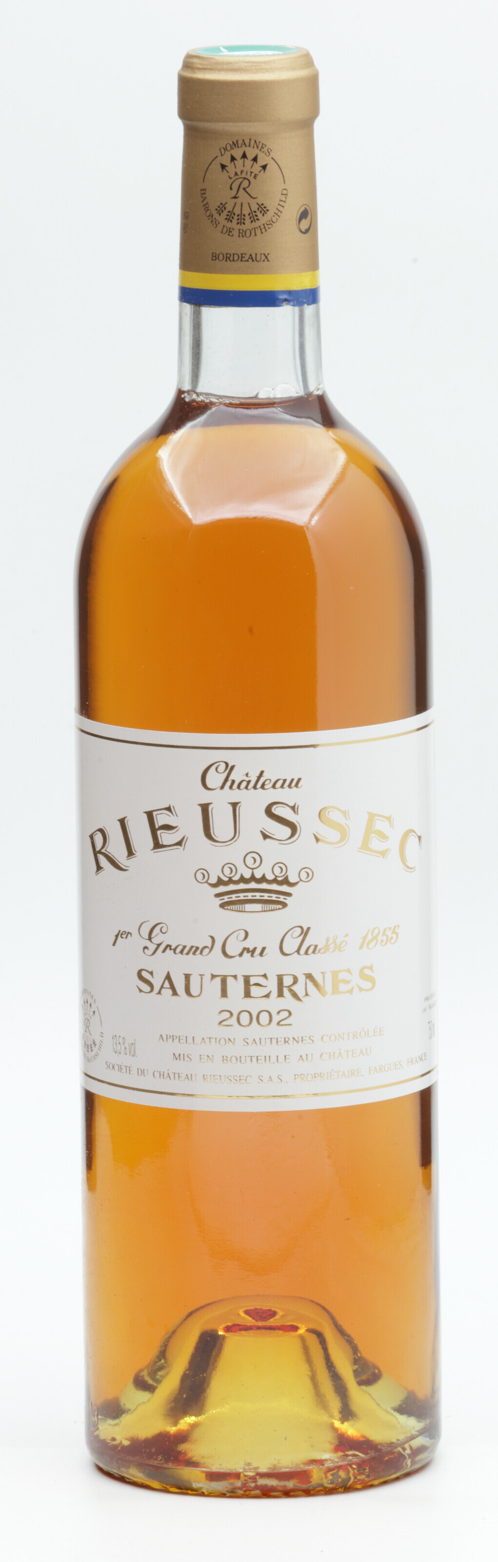 Château Rieussec 2002, Fargues (Sauternes), 1er cru classéTwelve
