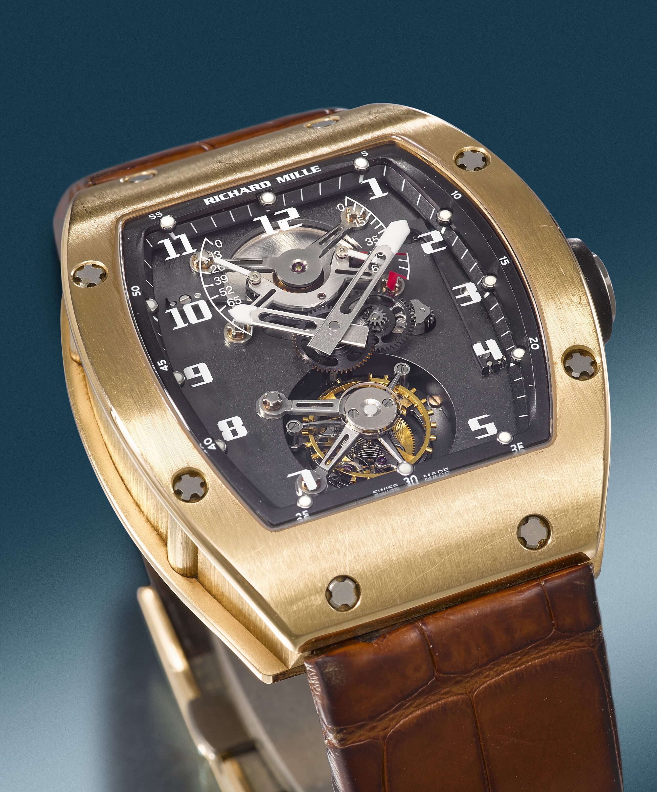 RICHARD MILLE. A UNIQUE AND HIGHLY IMPORTANT 18K PINK GOLD