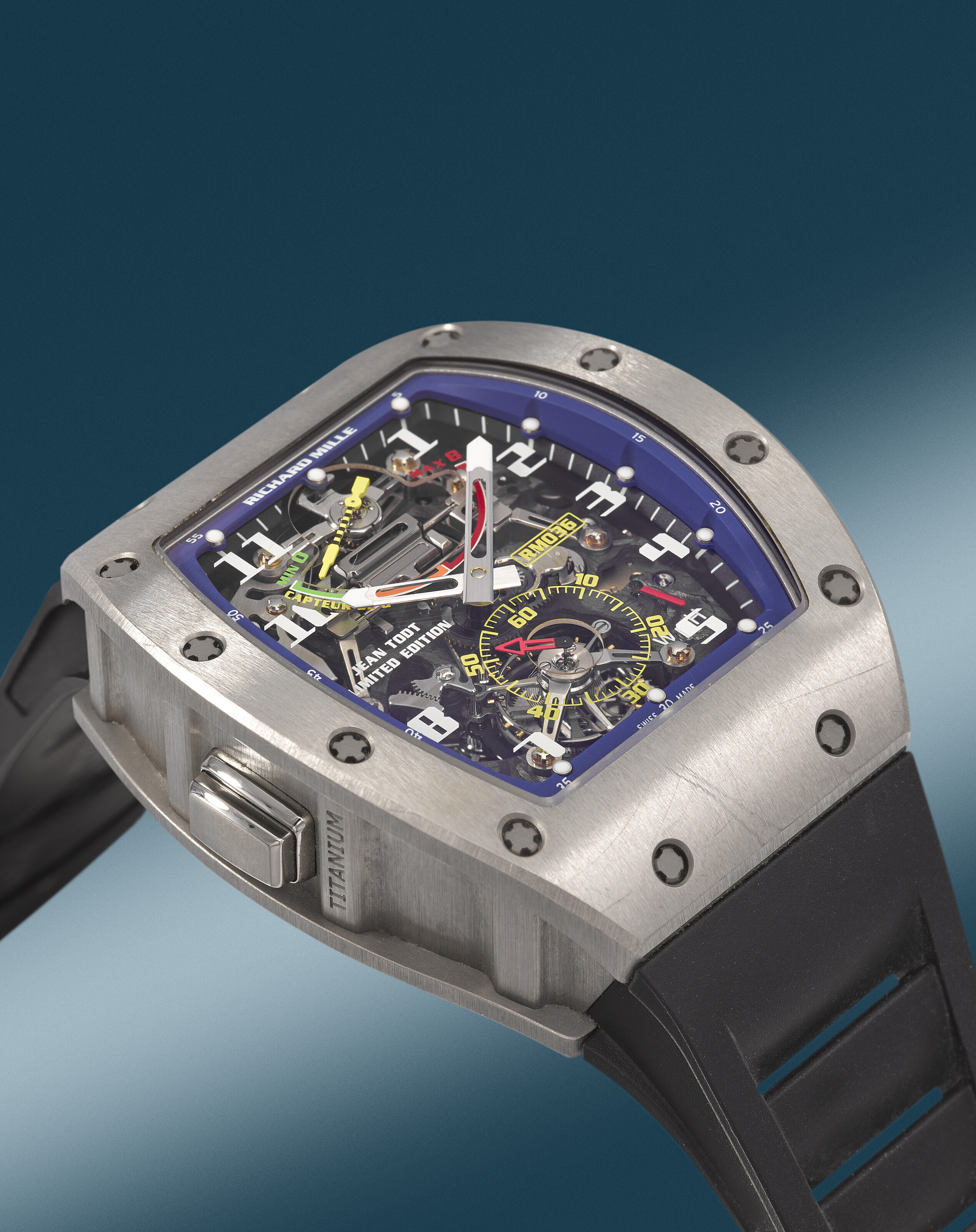 RICHARD MILLE. AN IMPORTANT TITANIUM PROTOTYPE SEMI SKELETONIZED