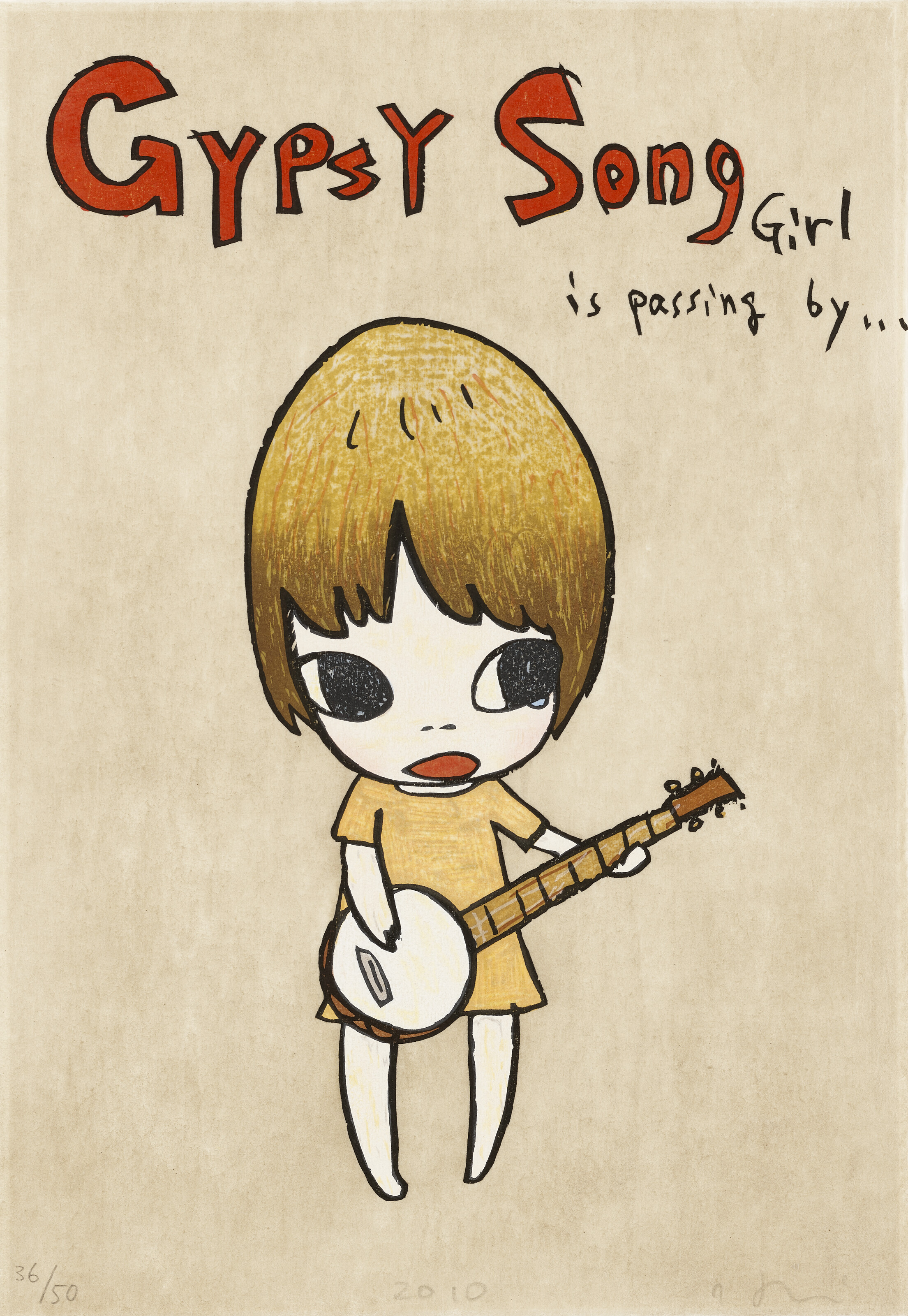 奈良美智 版画 Gypsy Song ED50 奈良美智（1959年生）, Life is Only One；My Little Treasure；I Don