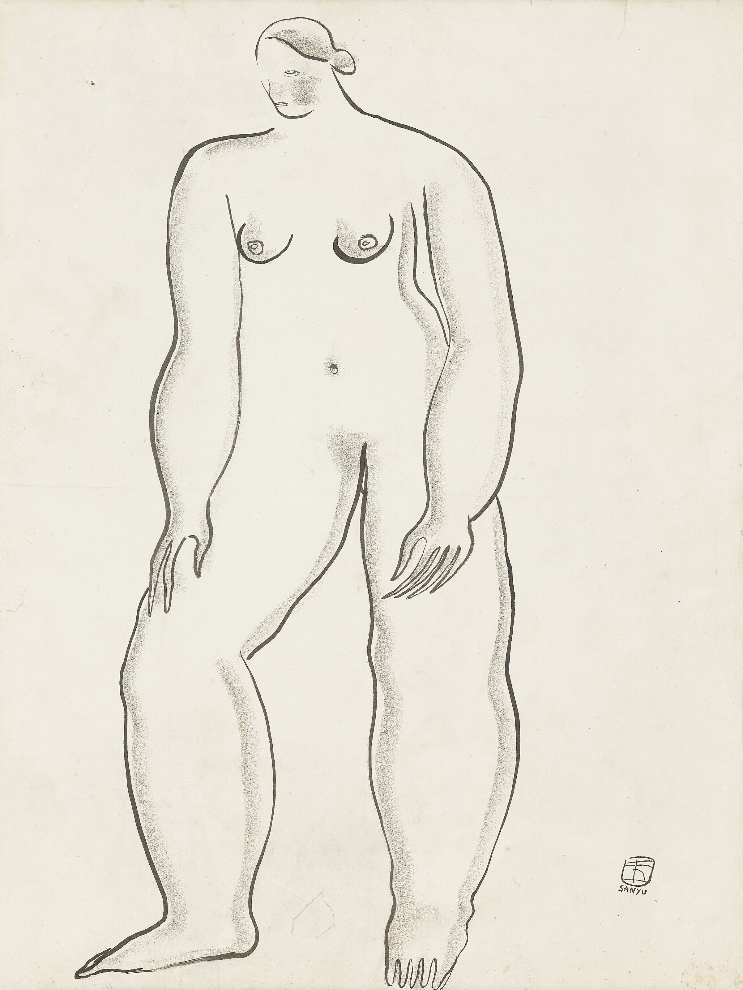 Standing Nude