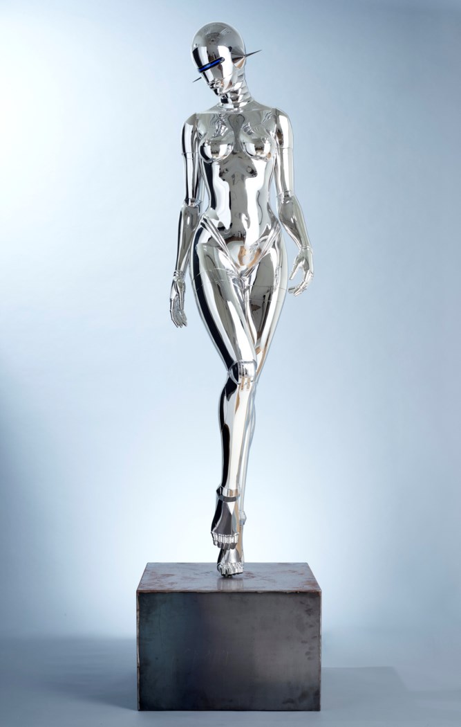 hajime-sorayama-b-1947-sexy-robot-walking-in-the-space-christie-s