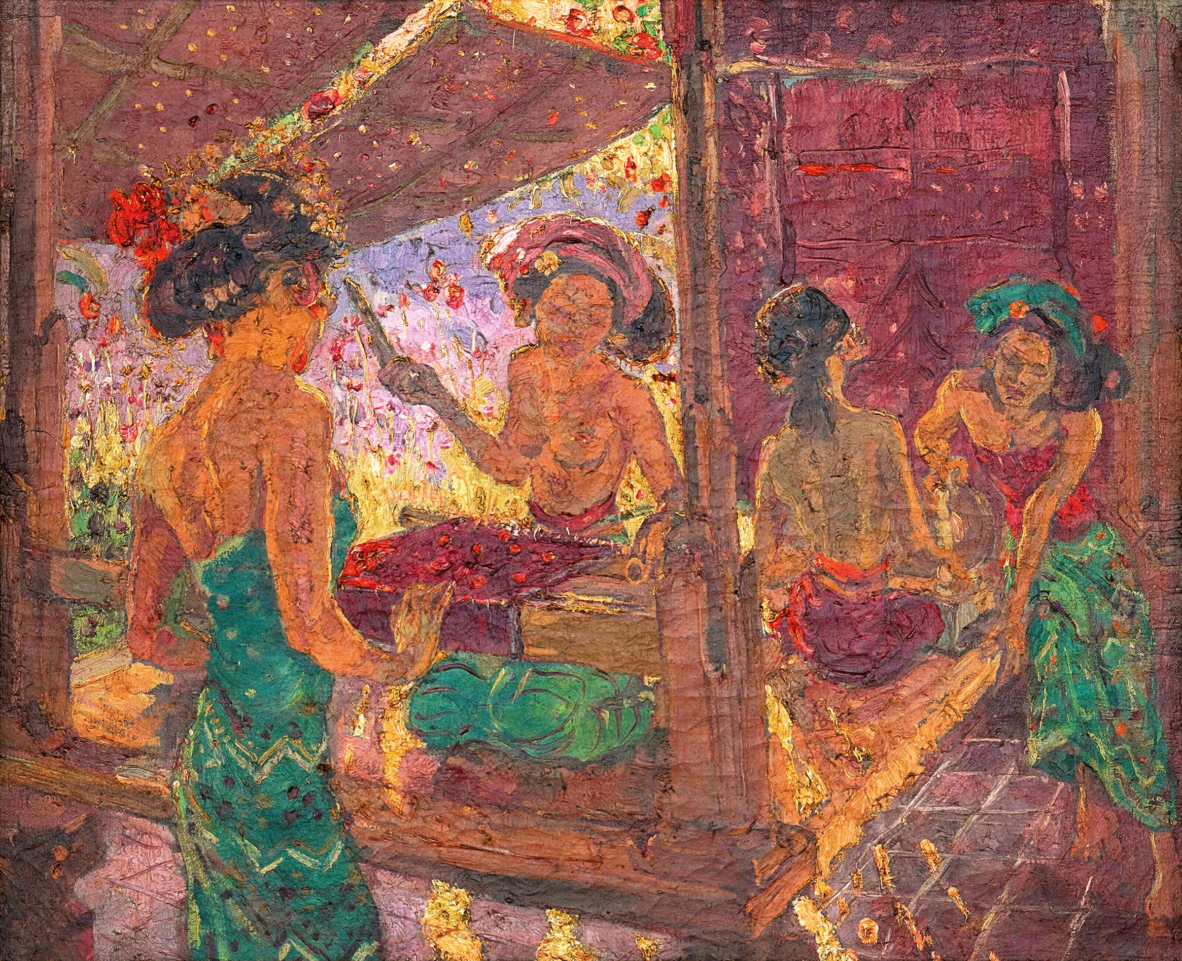 adrien-jean-le-mayeur-de-merpr-s-1880-1958-women-weaving-and