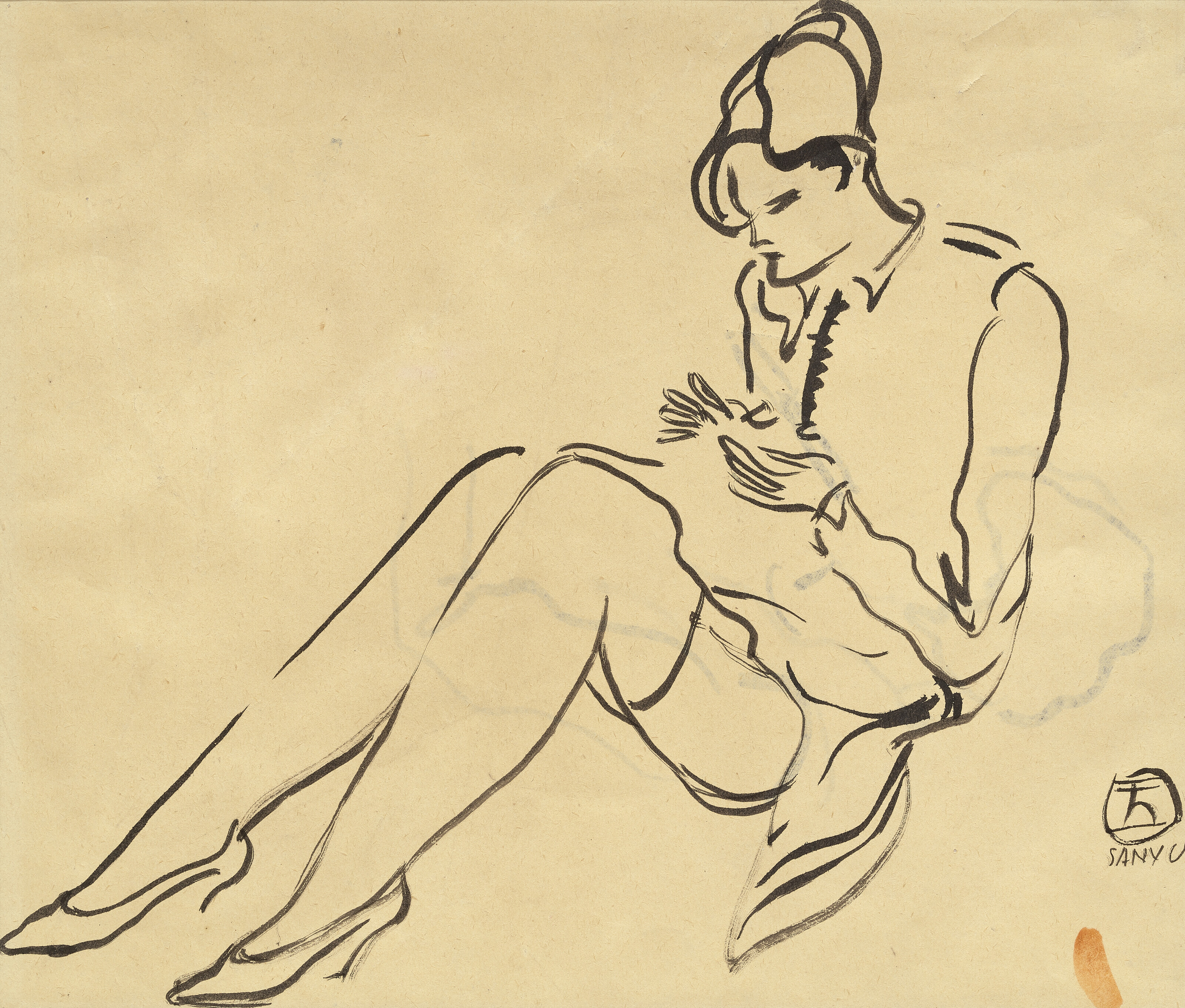 A Seated Lady