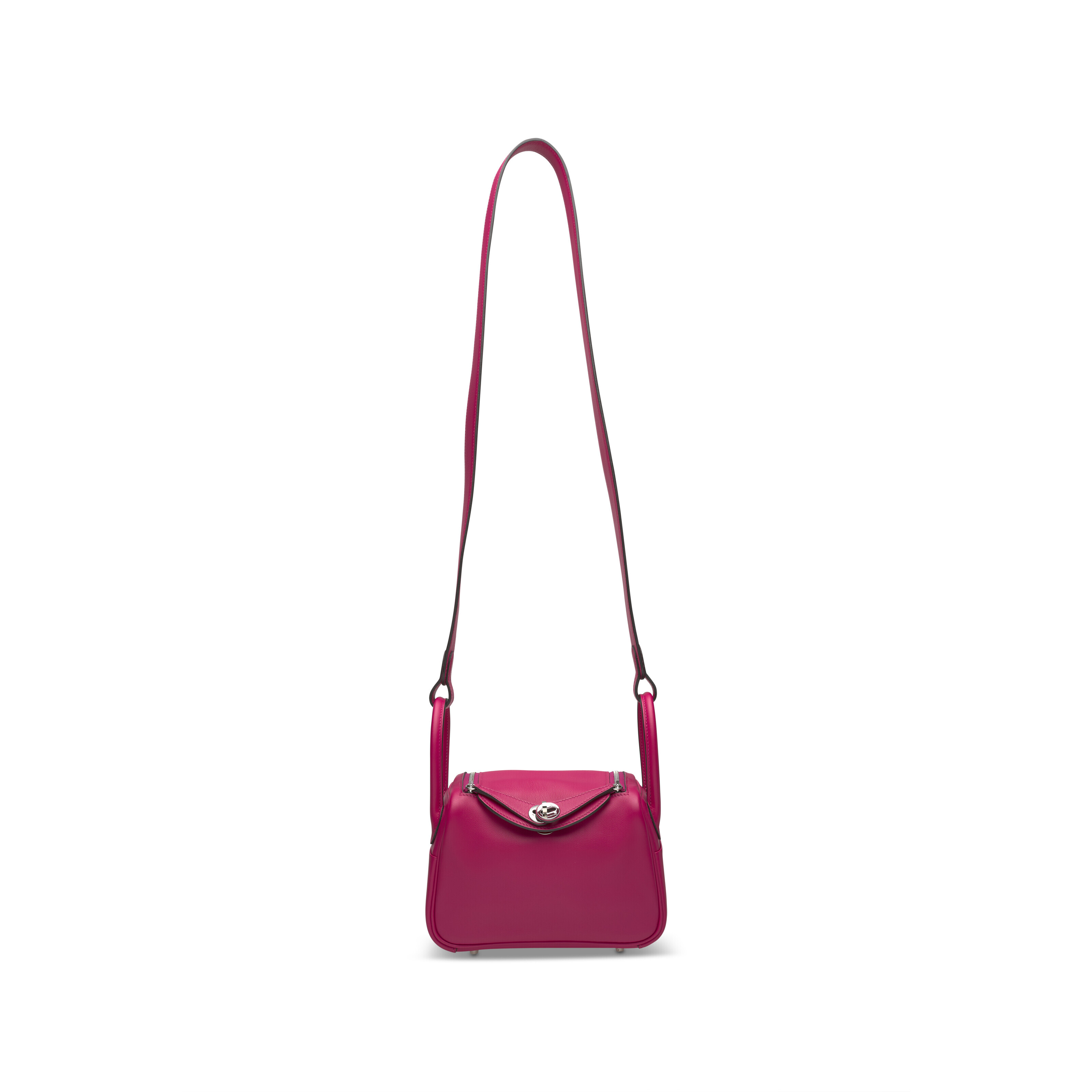 A LIMITED EDITION ROSE MEXICO & ROUGE PIMENT VERSO MINI LINDY 19