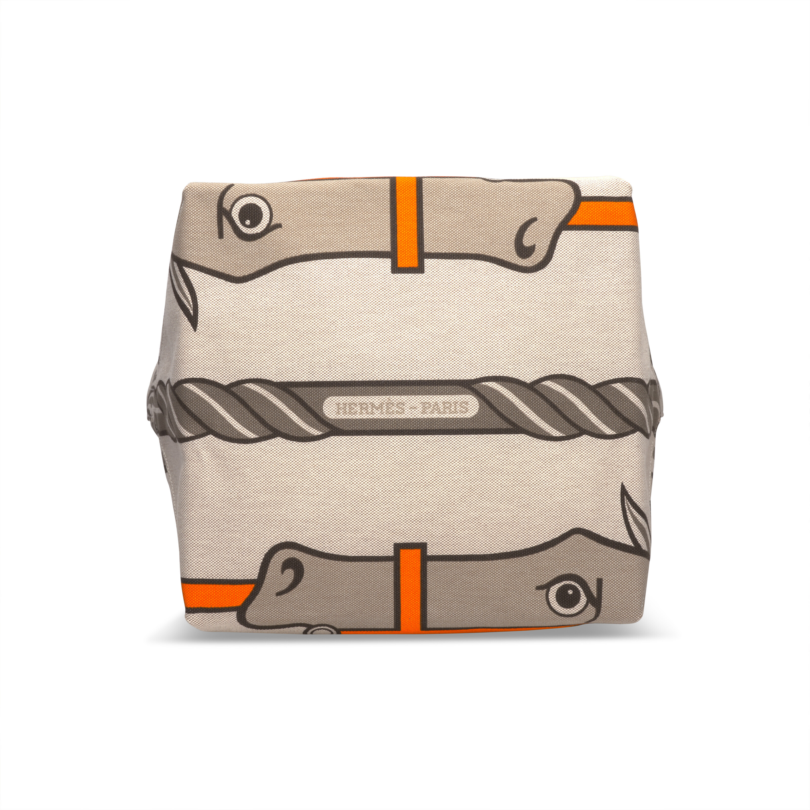 A QUADRIGE PRINT CANVAS EQUESTRIAN TOTE BAG, HERMÈS, 2011