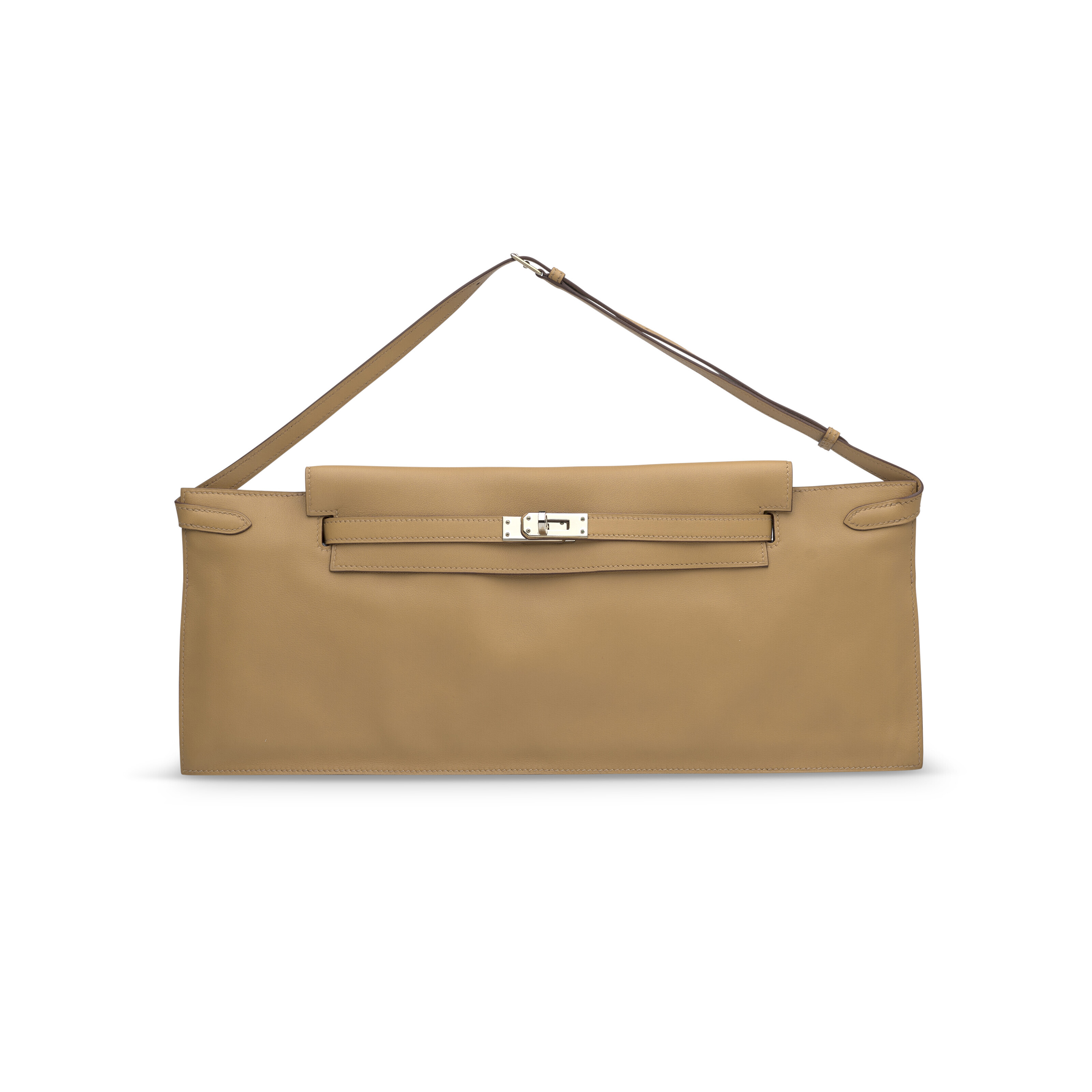 エルメスのバンルク A LIMITED EDITION BISCUIT SIKKIM LEATHER KELLY BANDEAU WITH