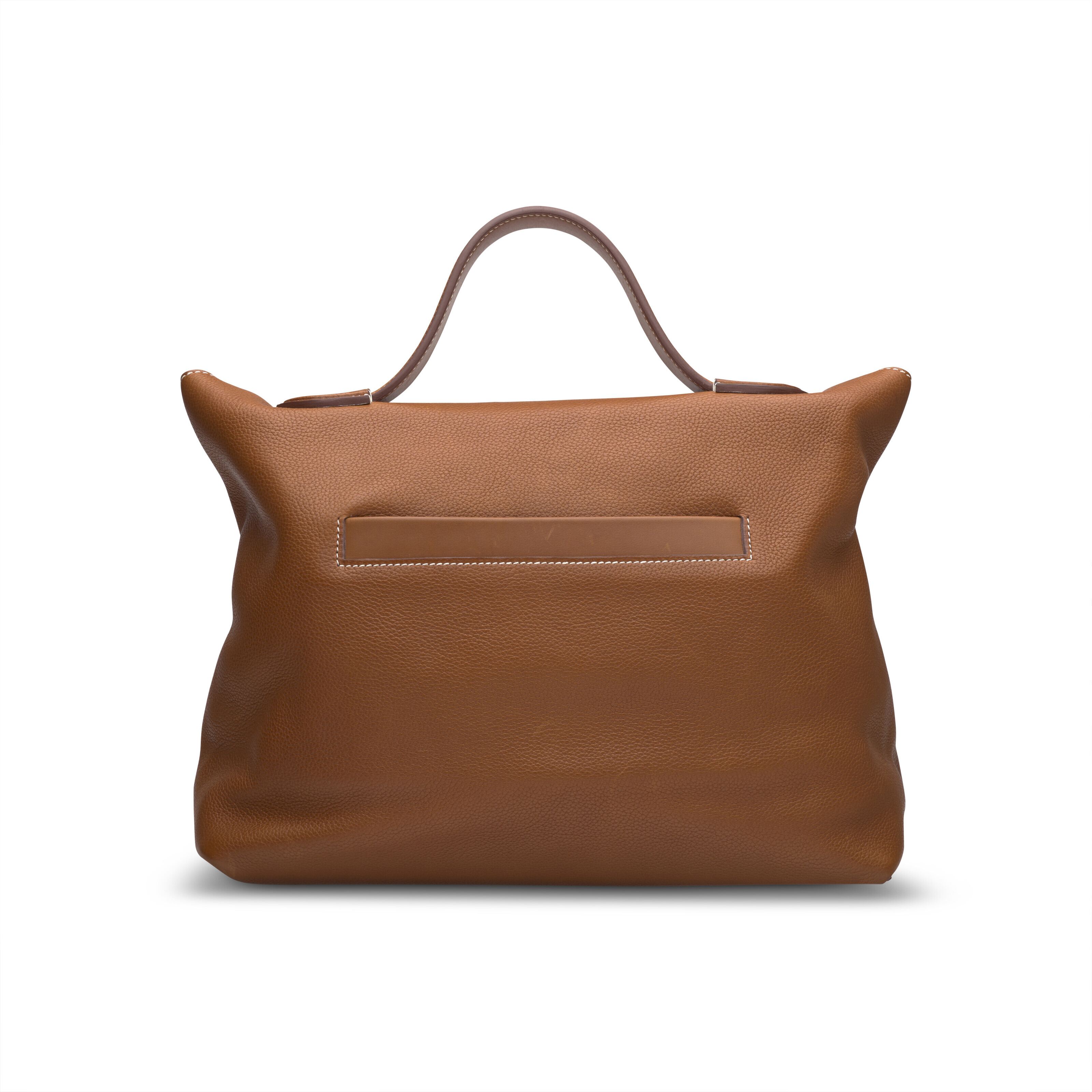 A FAUVE BARÉNIA FAUBOURG LEATHER 24/24 35 WITH GOLD HARDWARE