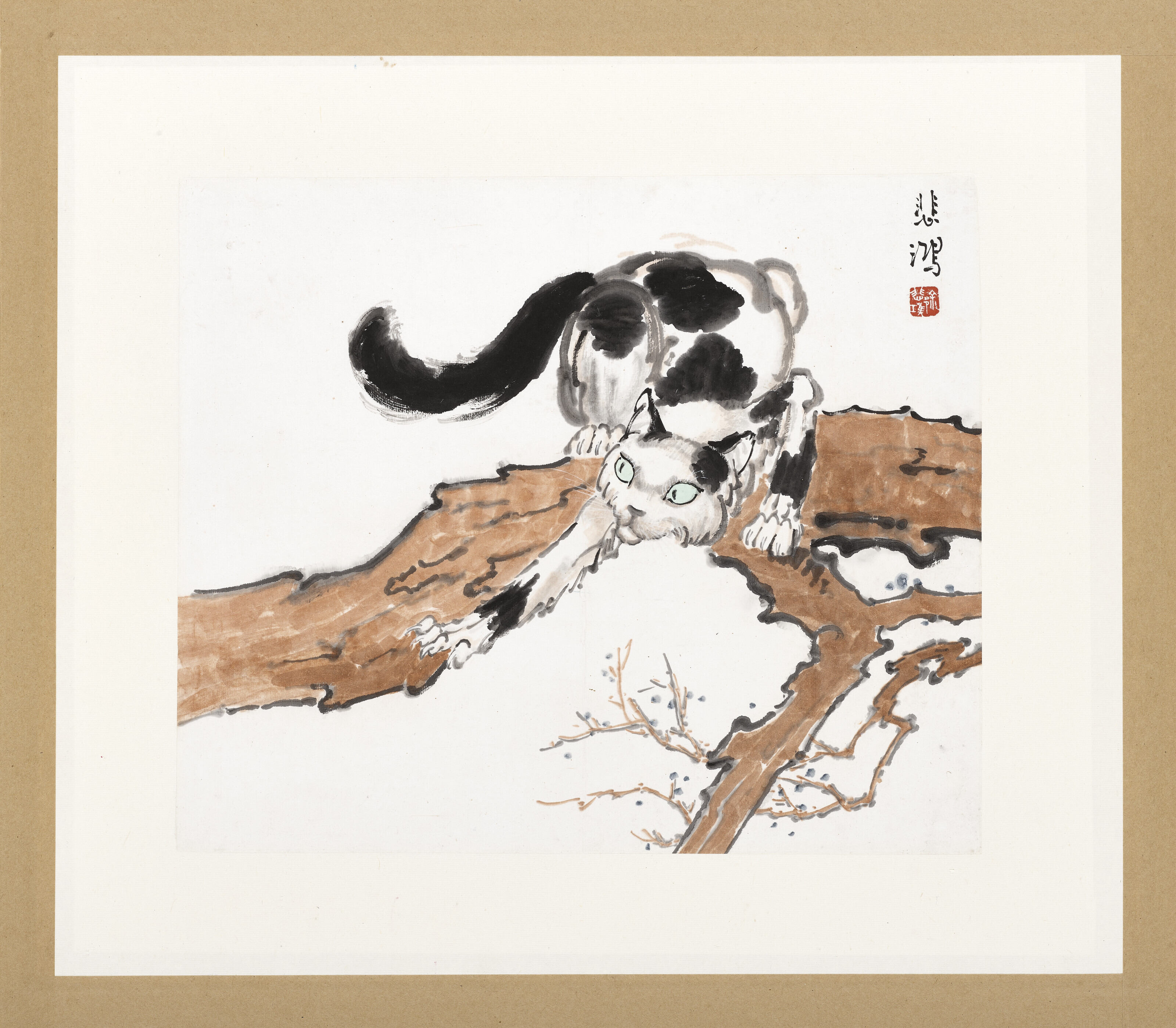 徐悲鸿（1895-1953）, 猫| Christie's