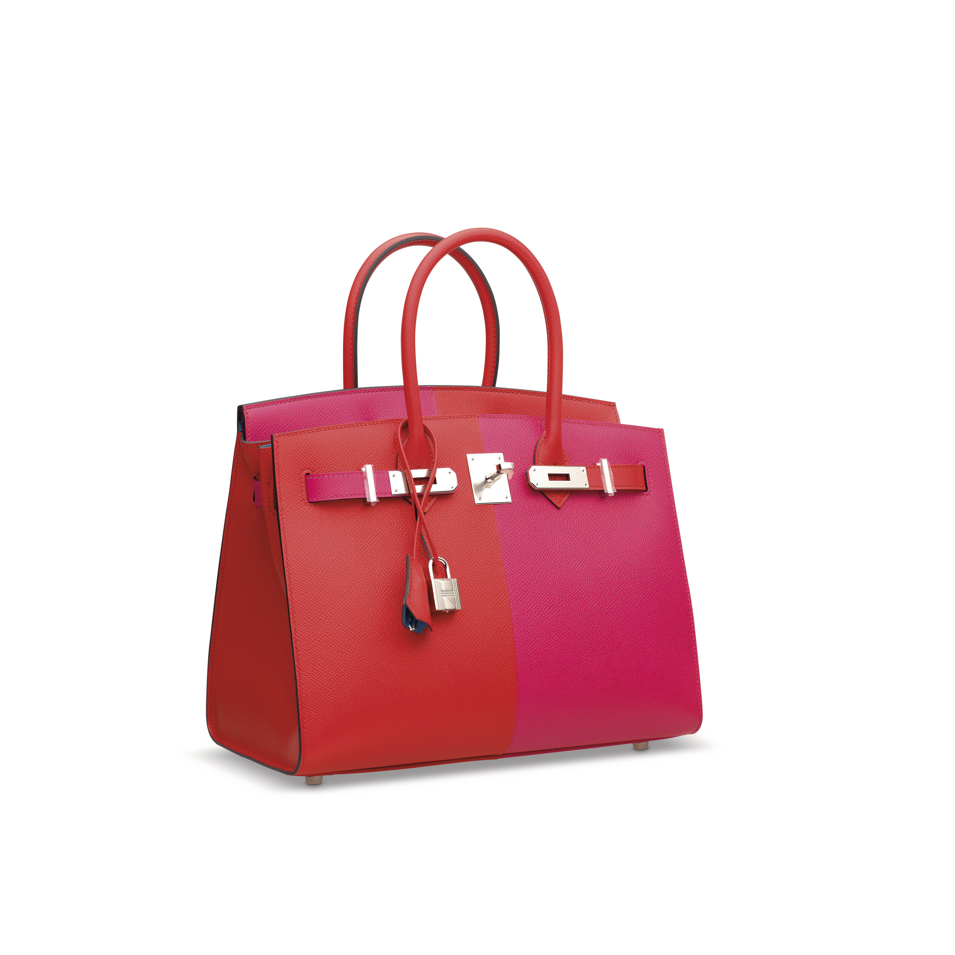 Hermes Birkin 30 Bag Rouge Casaque Epsom Leather with Palladium