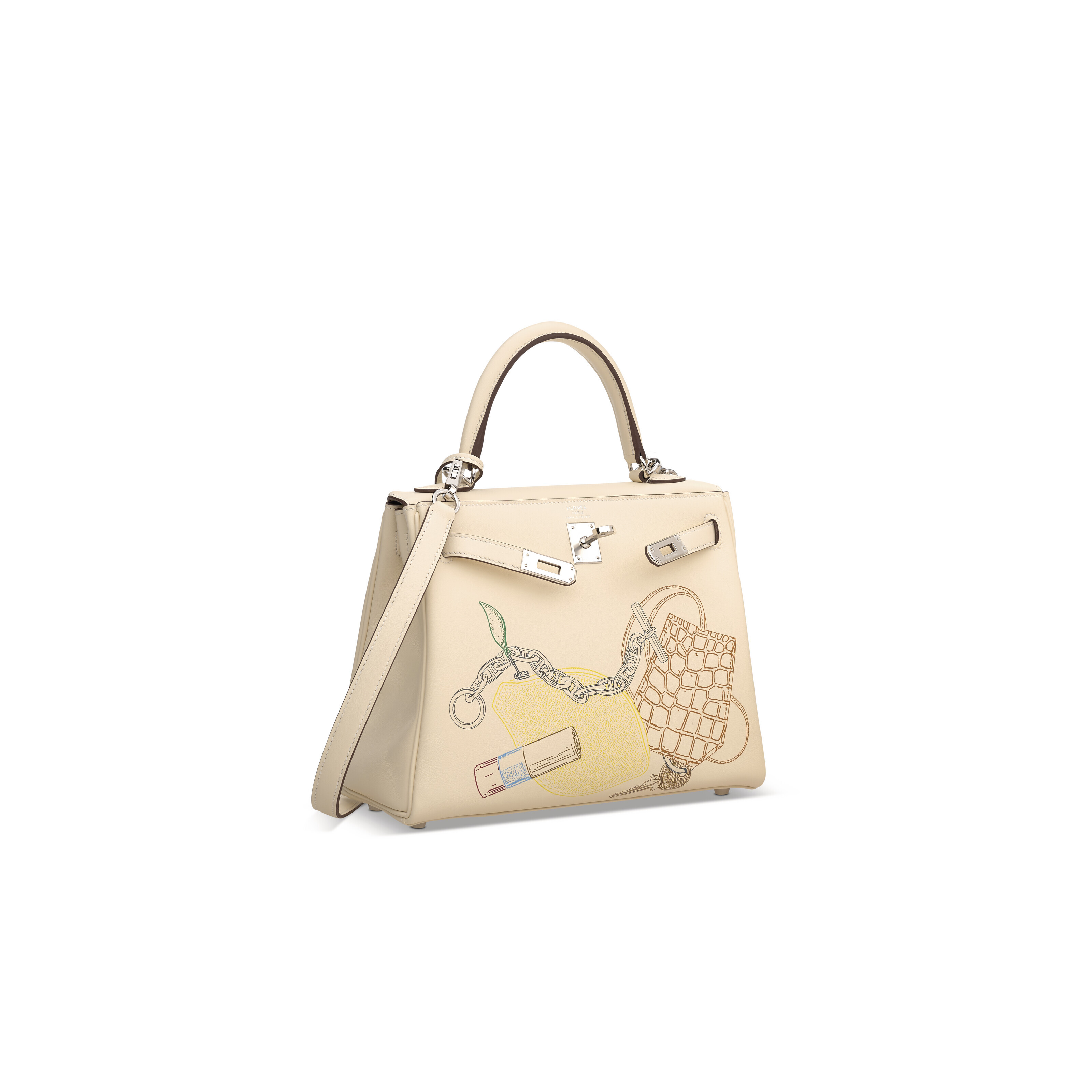 Hermes Kelly Retourne 25 Nata Swift Gold Hardware