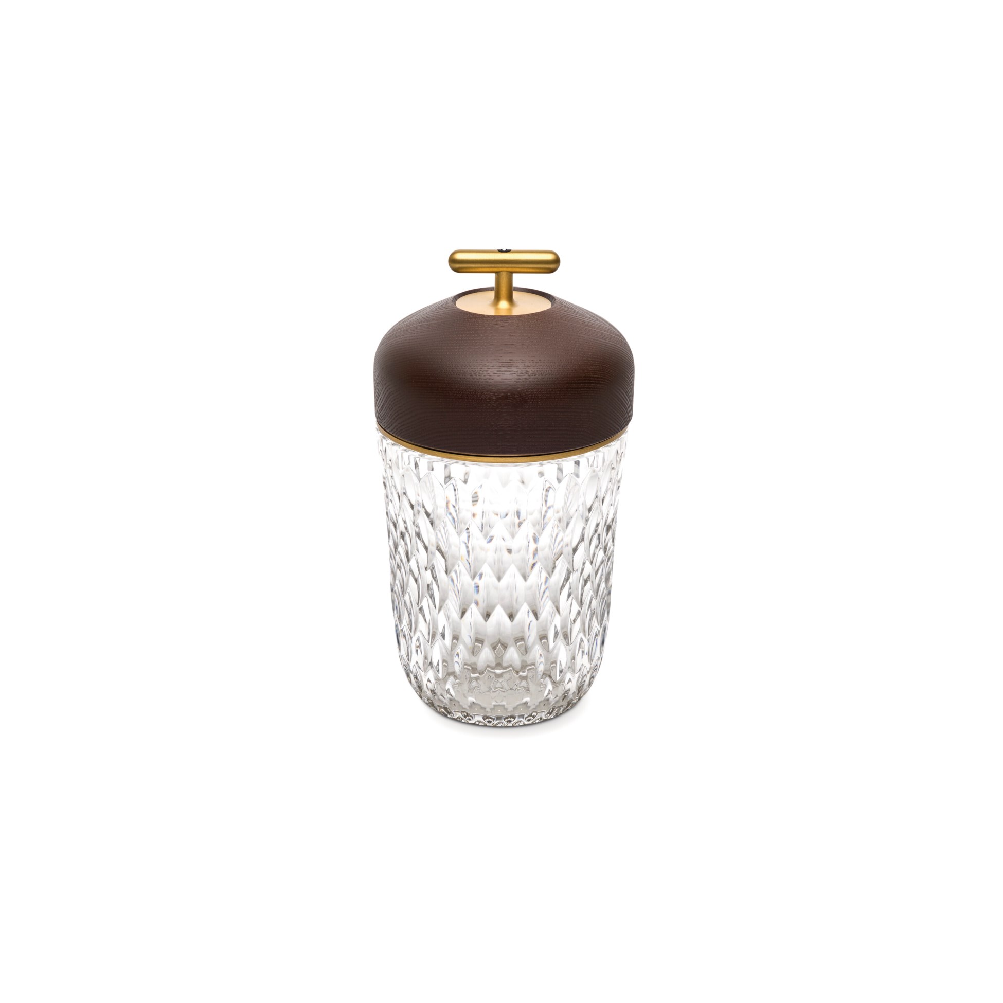 A CRYSTAL & DARK WOOD FOLIA PORTABLE LAMP BY SAINT LOUIS, HERMÈS, 2021 Christie's