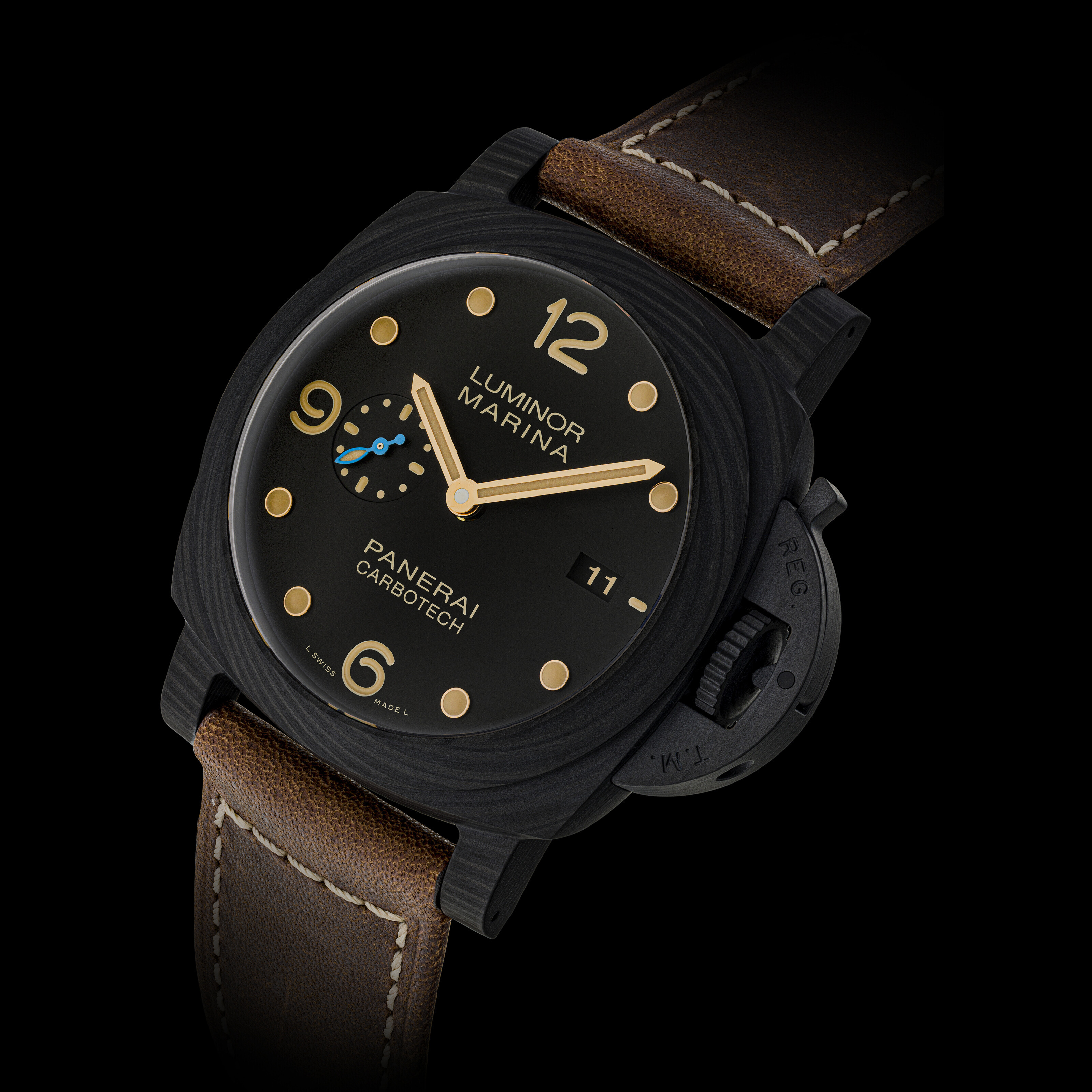 PANERAI REF. PAM00661 CARBON FIBRE LUMINOR MARINA CARBOTECH