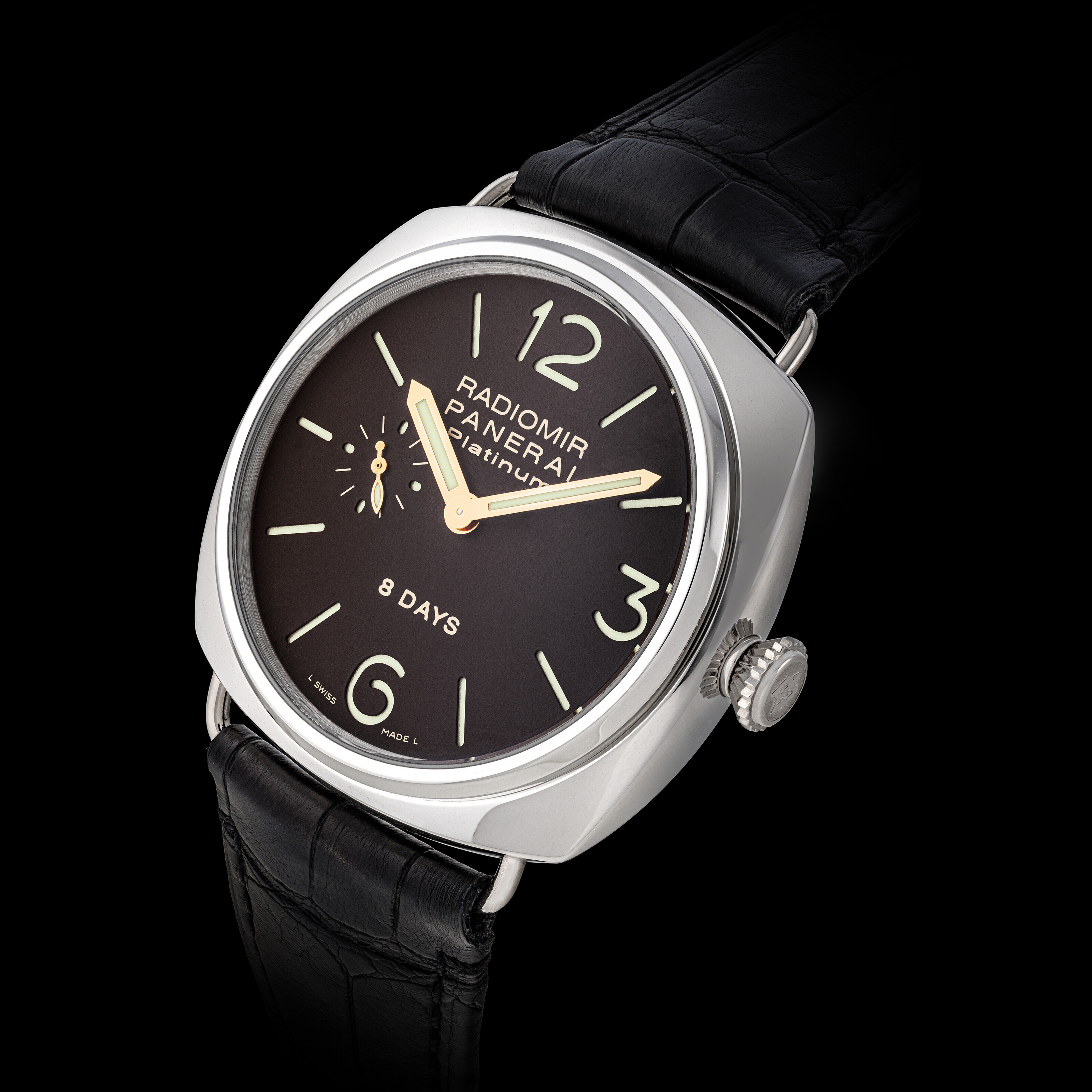PANERAI REF. PAM00608 MADE TO COMMERORATE THE REOPENING OF CANTON ROAD BOUTIQUE IN HONG KONG LUMINOR MARINA 1950 3 DAYS AUTOMATIC ACCIAIO In unworn condition certificate and box Christie s