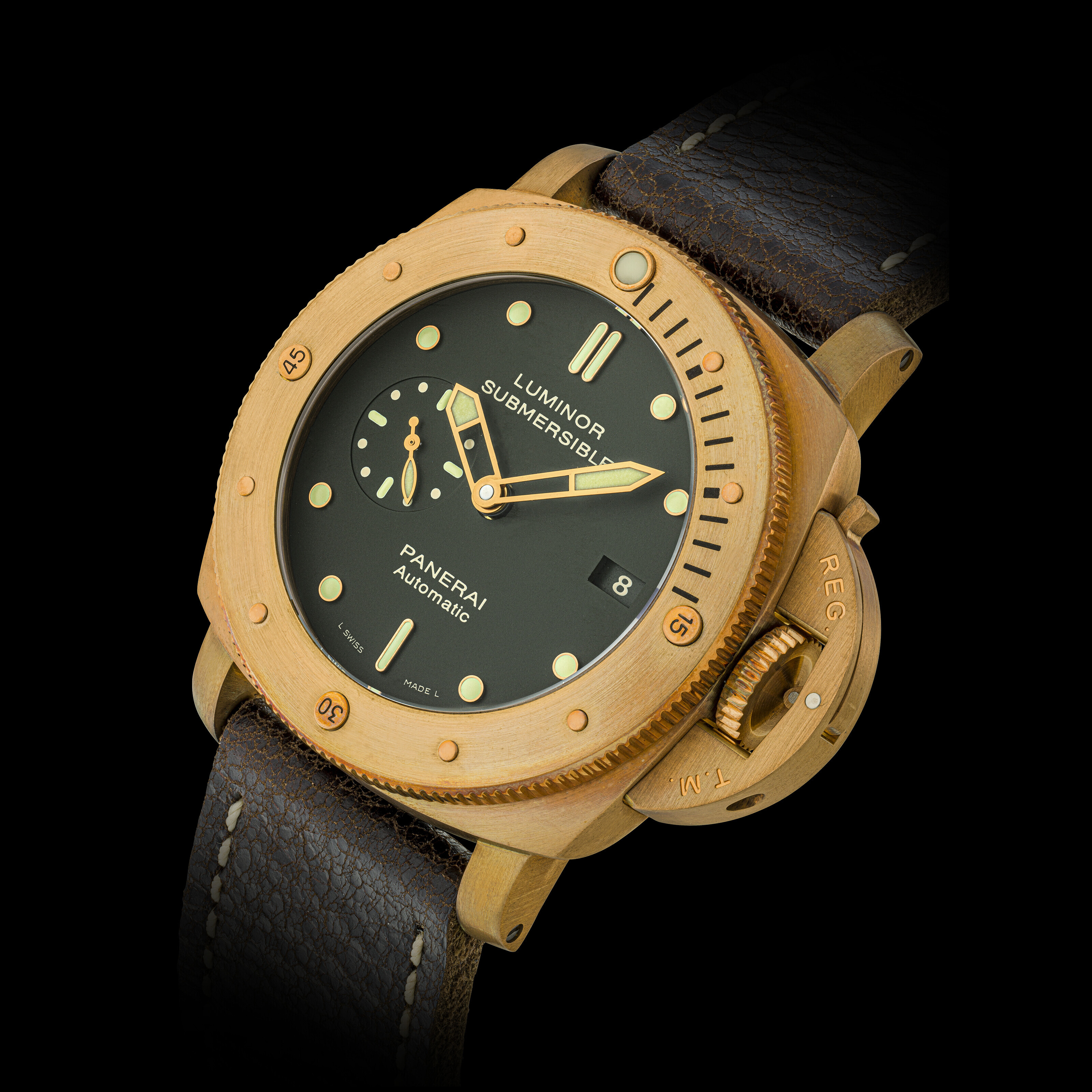 Panerai sales luminor bronze