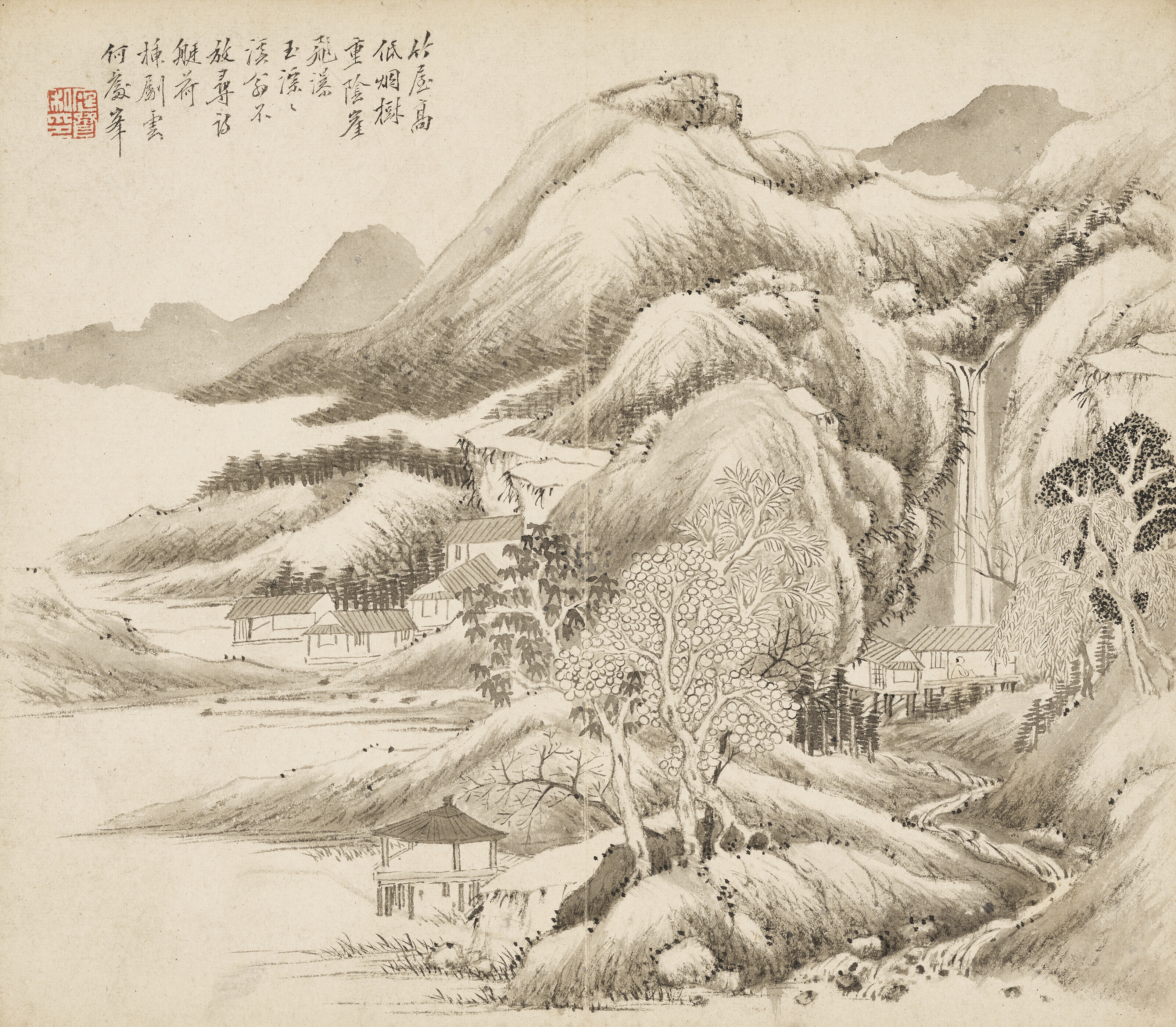 清程庭鹭（1796-1858）, 山水| Christie's