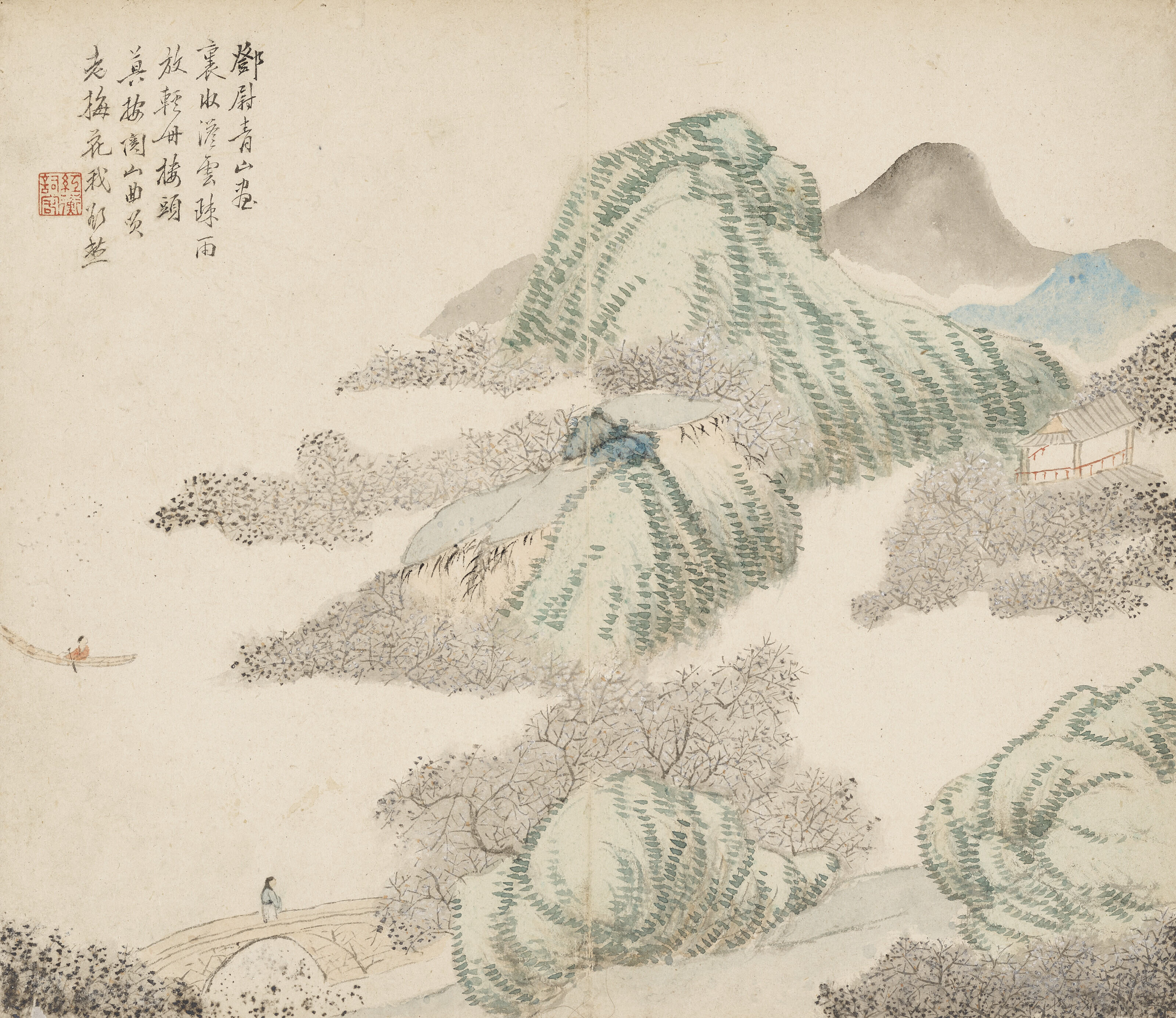 清程庭鹭（1796-1858）, 山水| Christie's