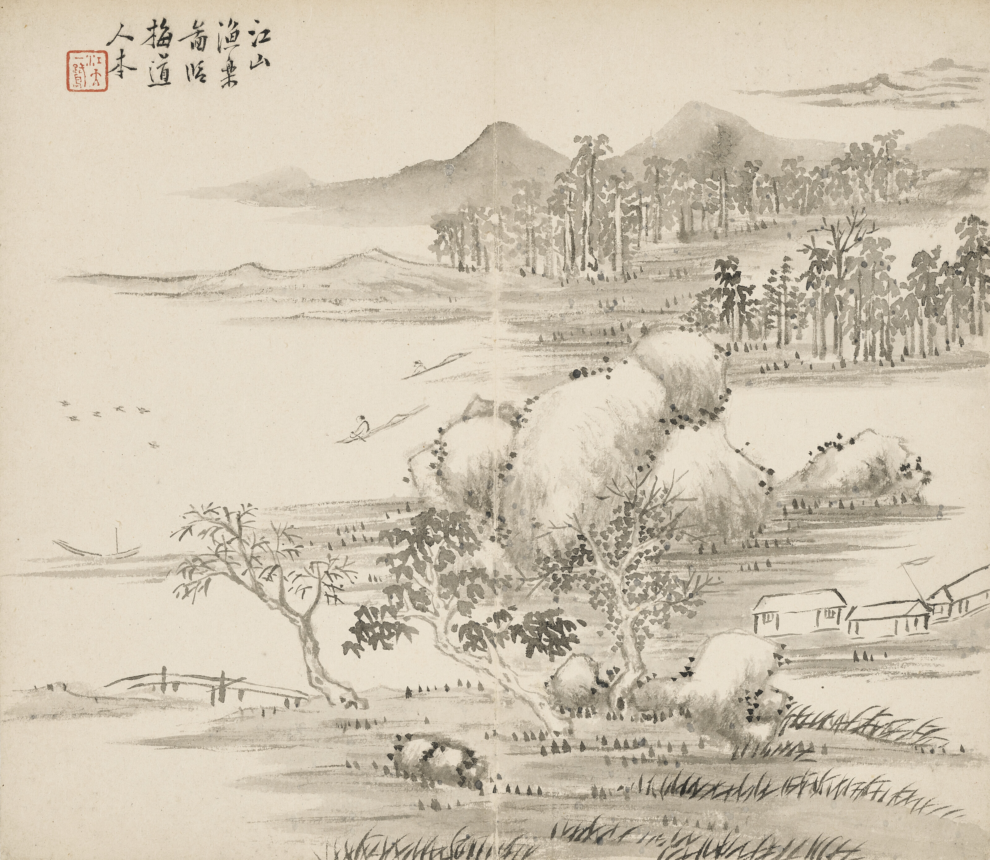 清程庭鹭（1796-1858）, 山水| Christie's