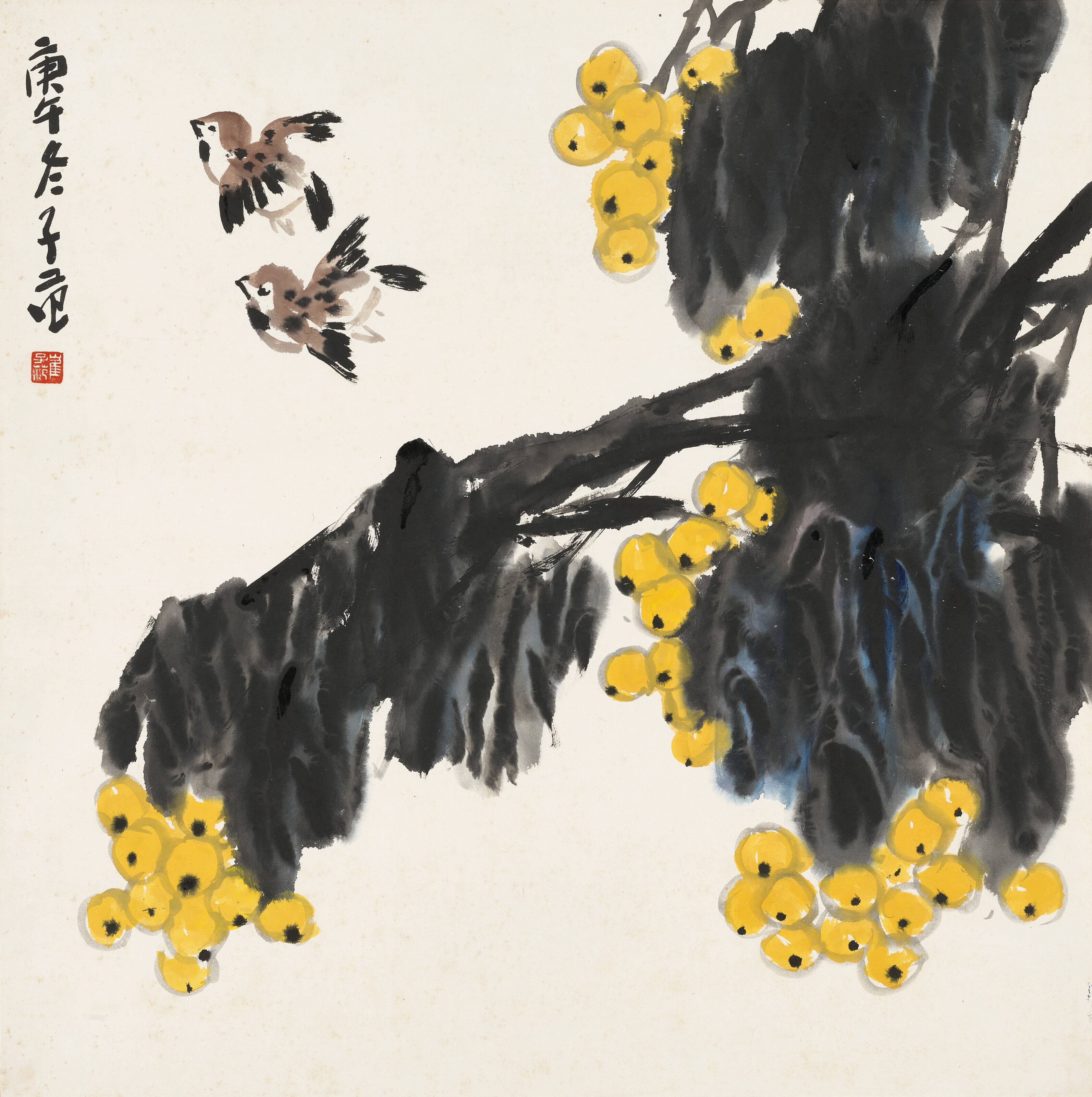 Catalog image of Loquats and Birds