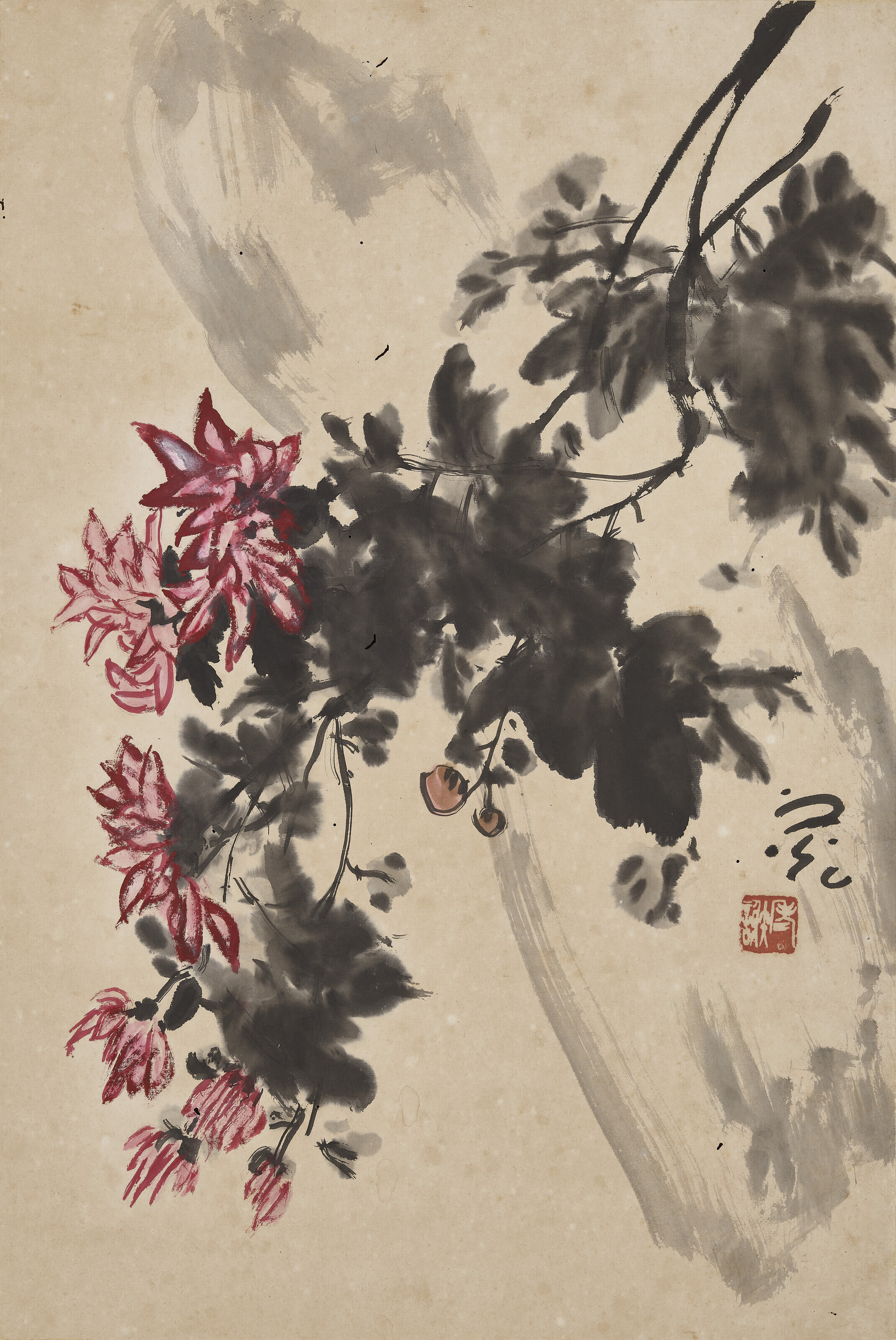 Catalog image of Chrysanthemum and Rock