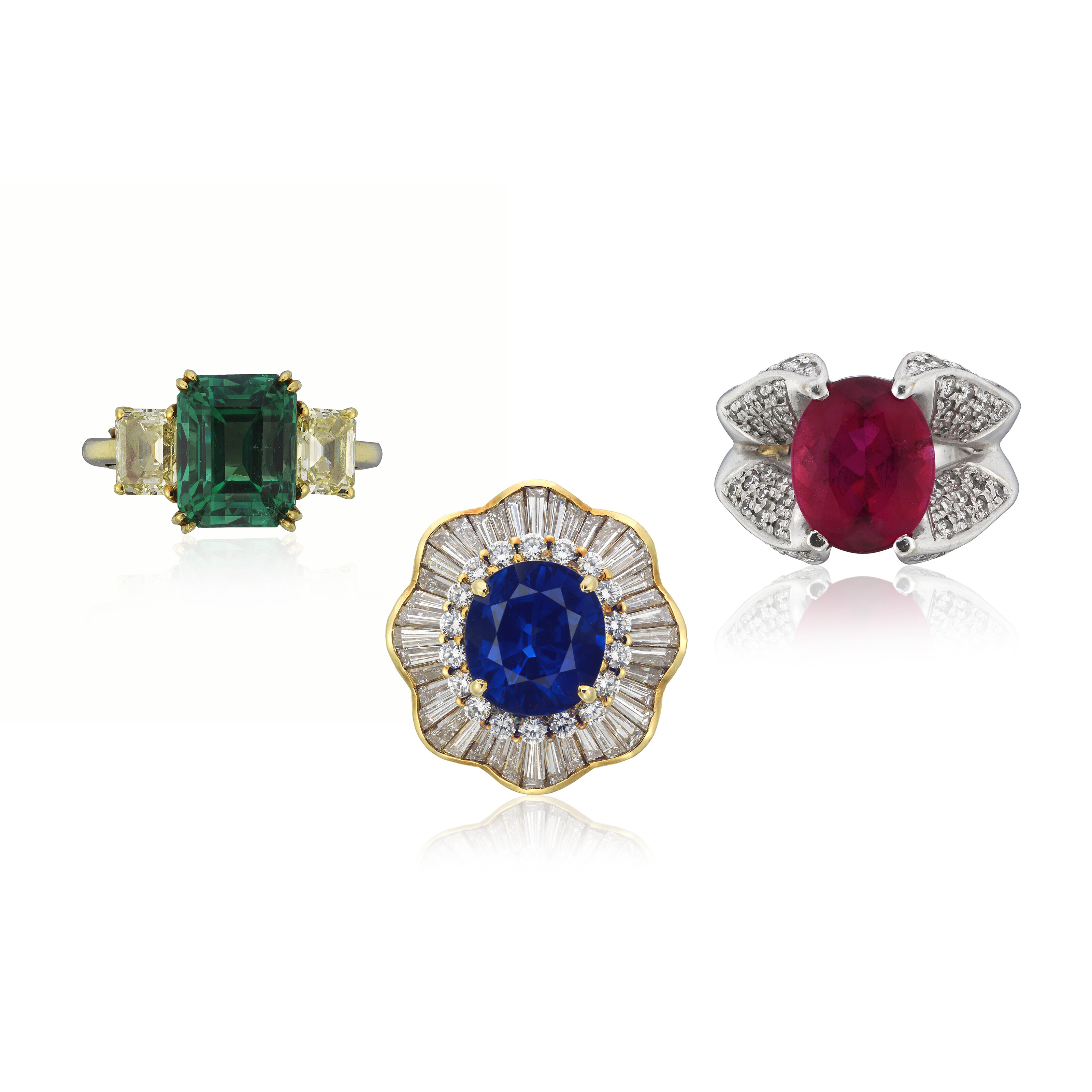 THREE MULTIGEM RINGS, Christie’s