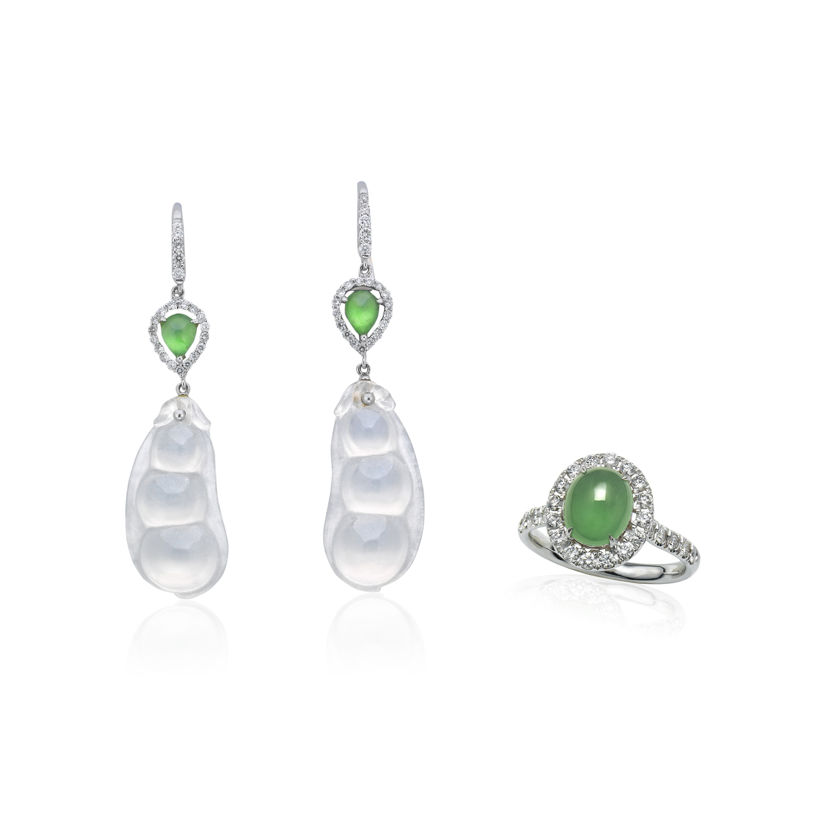 Wallace Bishop Modern Dearest Ring Wallace Emerald And Diamond