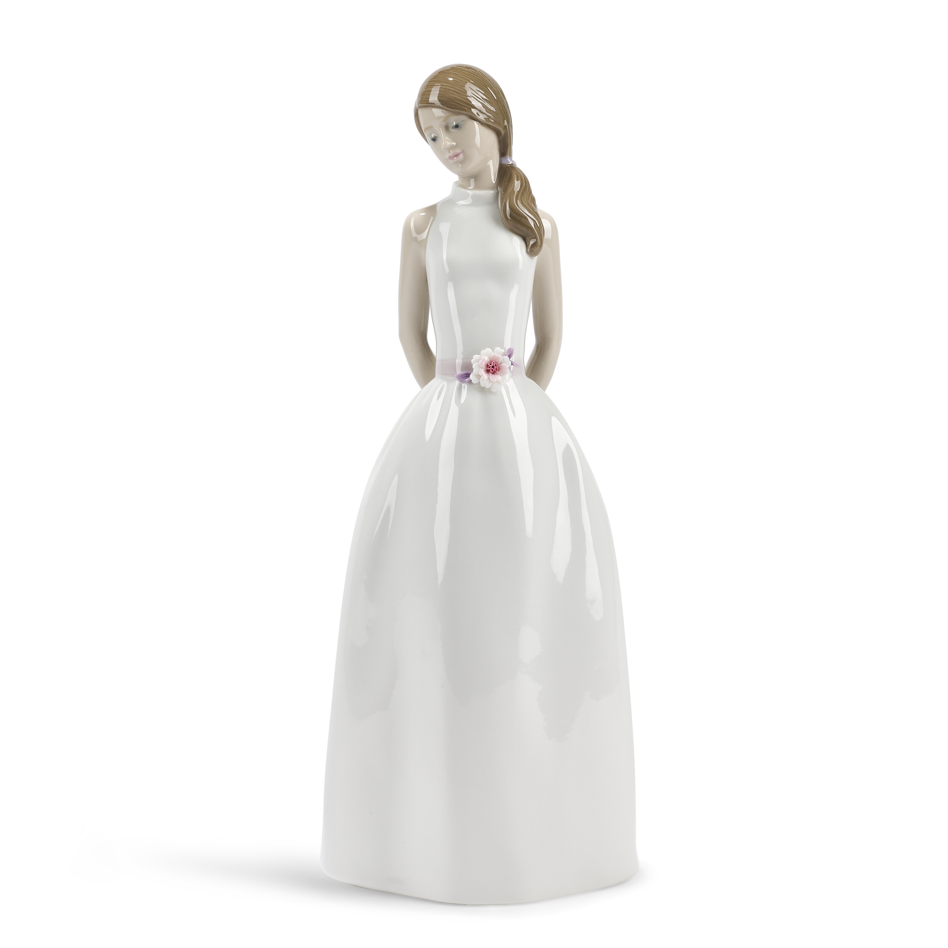 A LLADRÓ LIMITED EDITION 'SWEET ADOLESCENCE' PORCELAIN FIGURINE